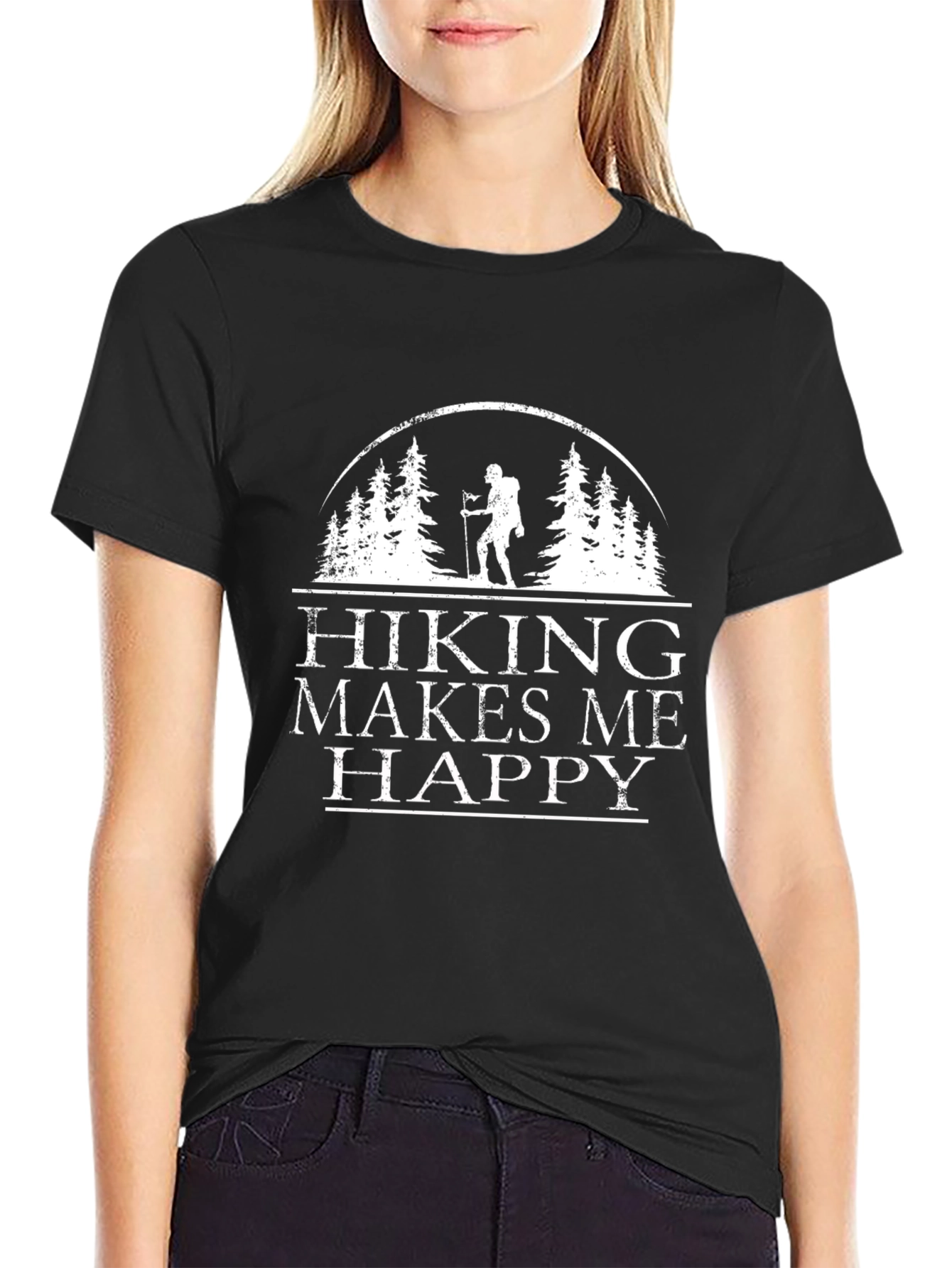 Hiking Makes Me Happy T-Shirt