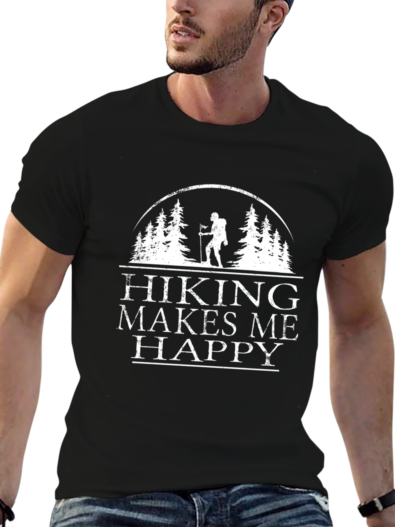 Hiking Makes Me Happy T-Shirt