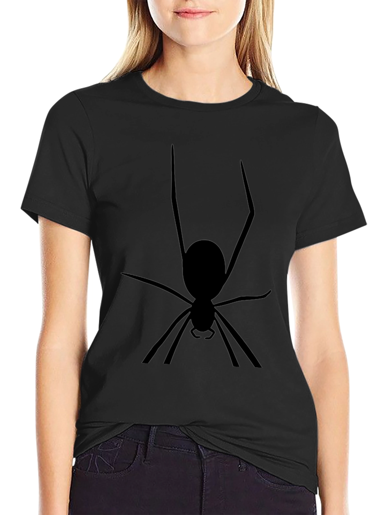 Spider Graphic T-Shirt - Mens Black Tee