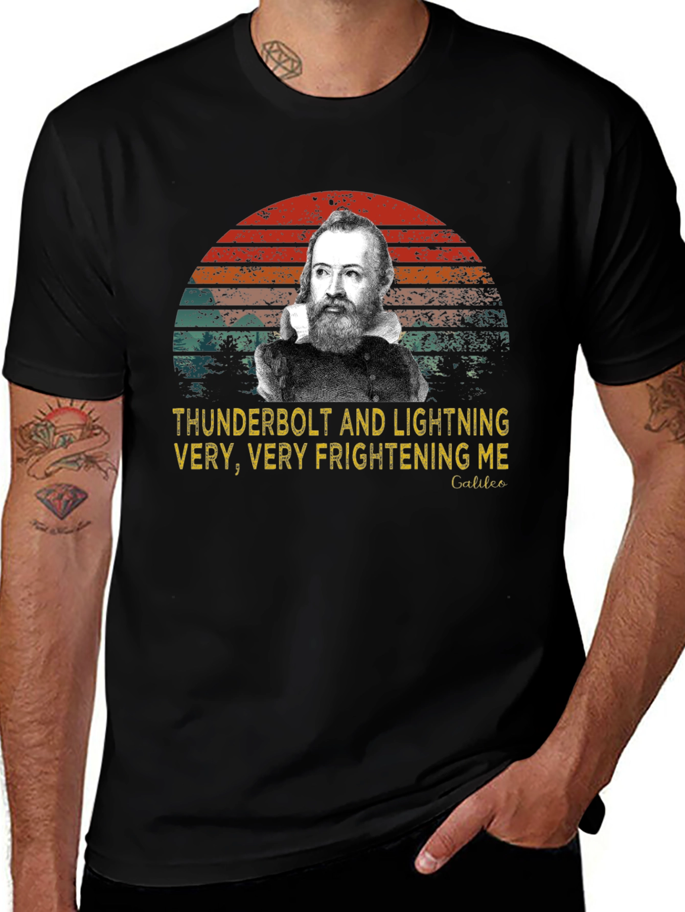 Galileo Thunderbolts Mens Graphic Tee