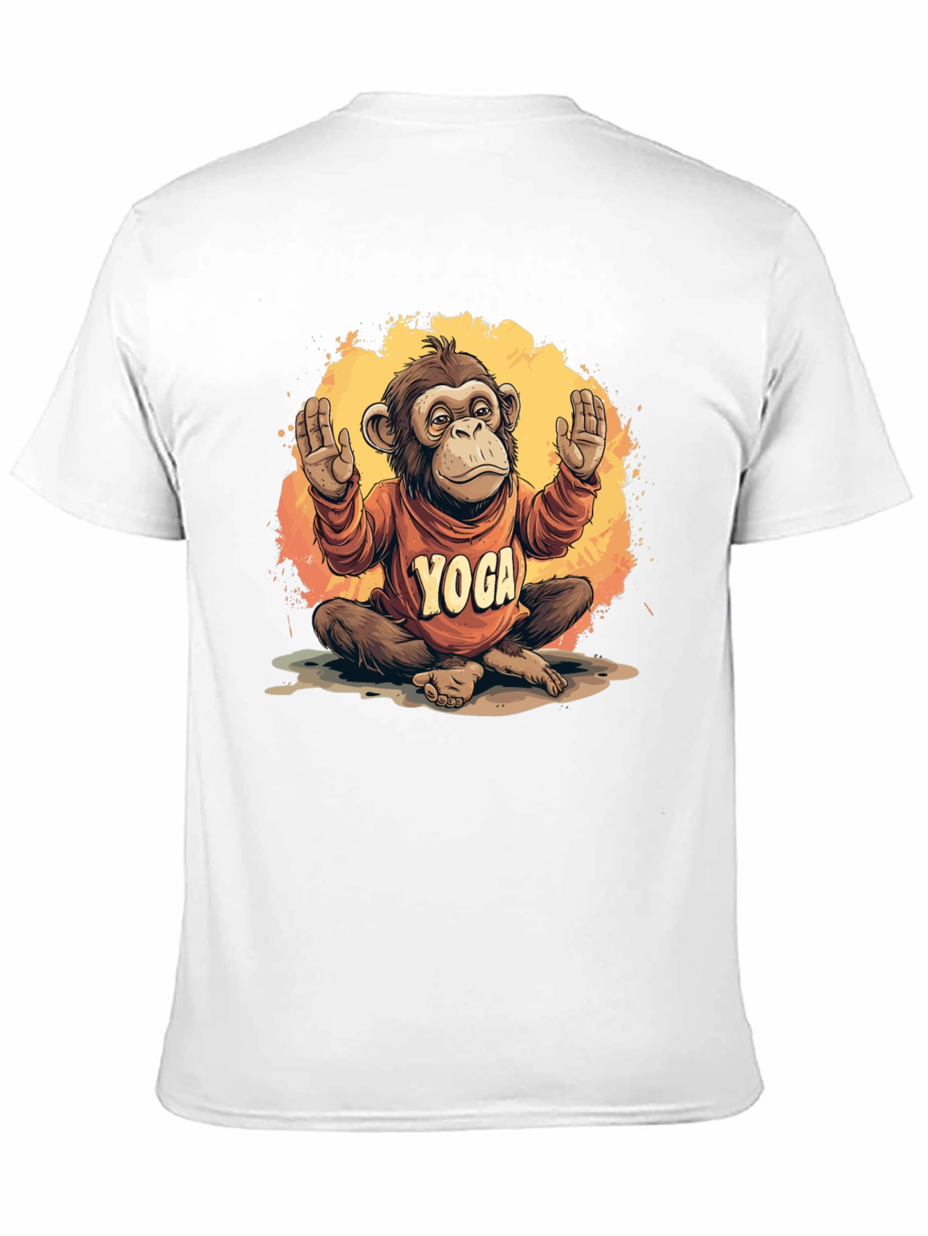 Yoga Monkey Graphic Tee - Zen Apparel