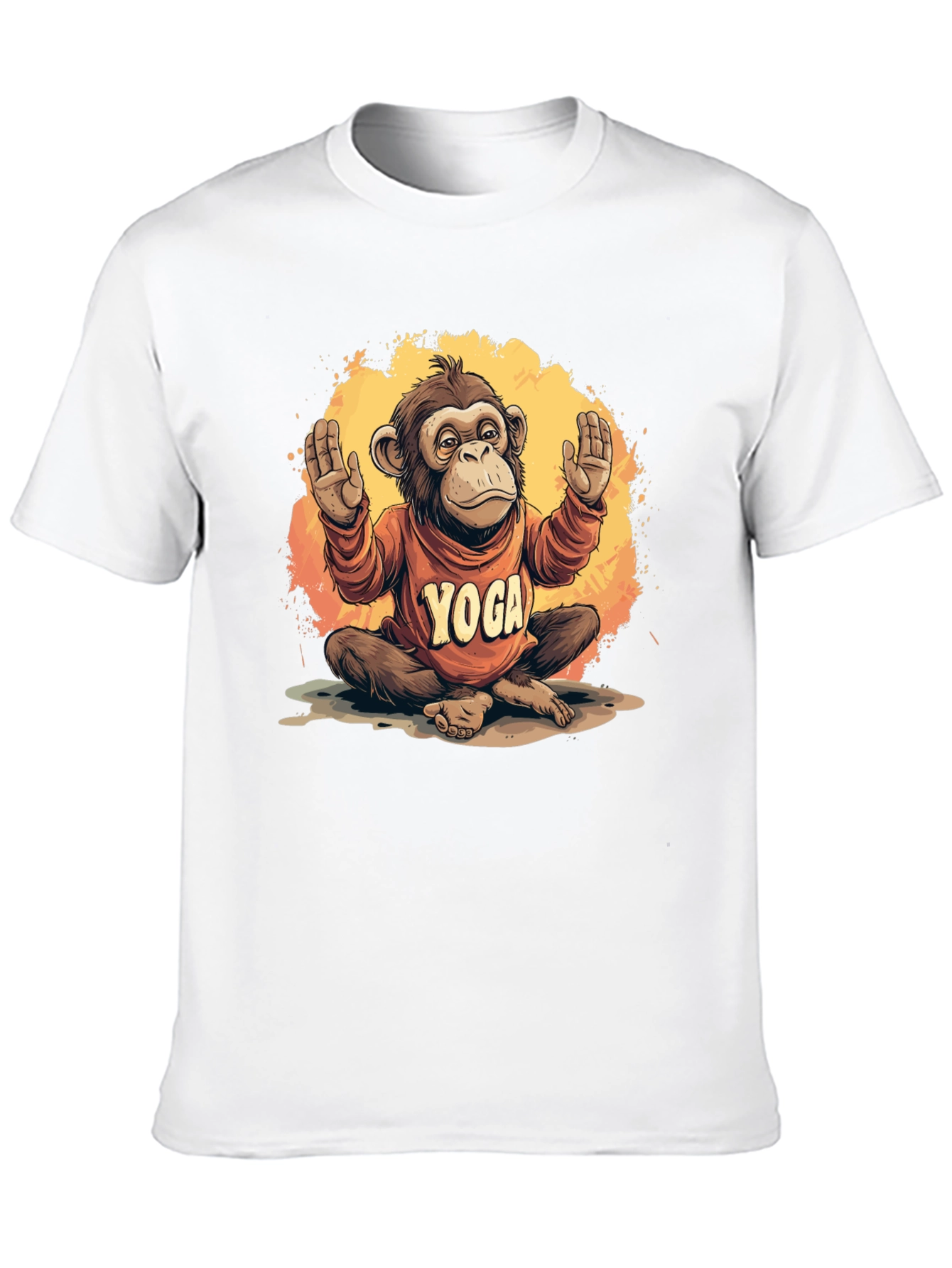 Yoga Monkey Graphic Tee - Zen Apparel