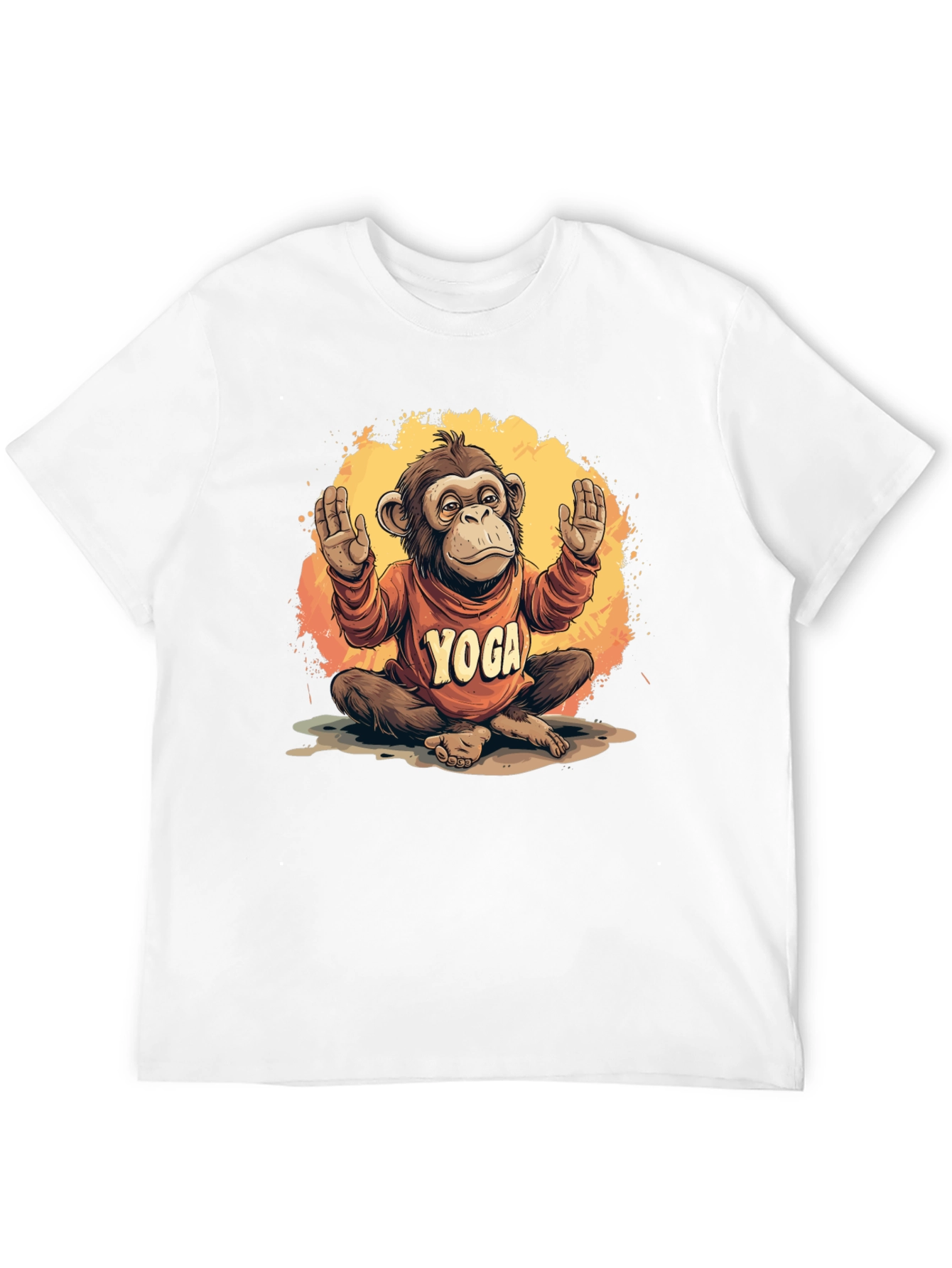 Yoga Monkey Graphic Tee - Zen Apparel