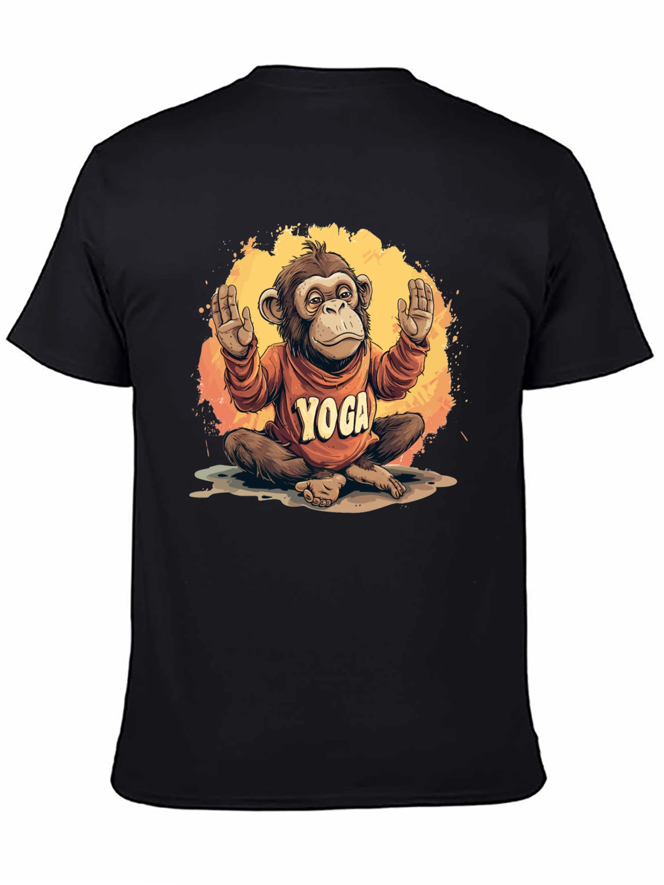Yoga Monkey Graphic Tee - Zen Apparel