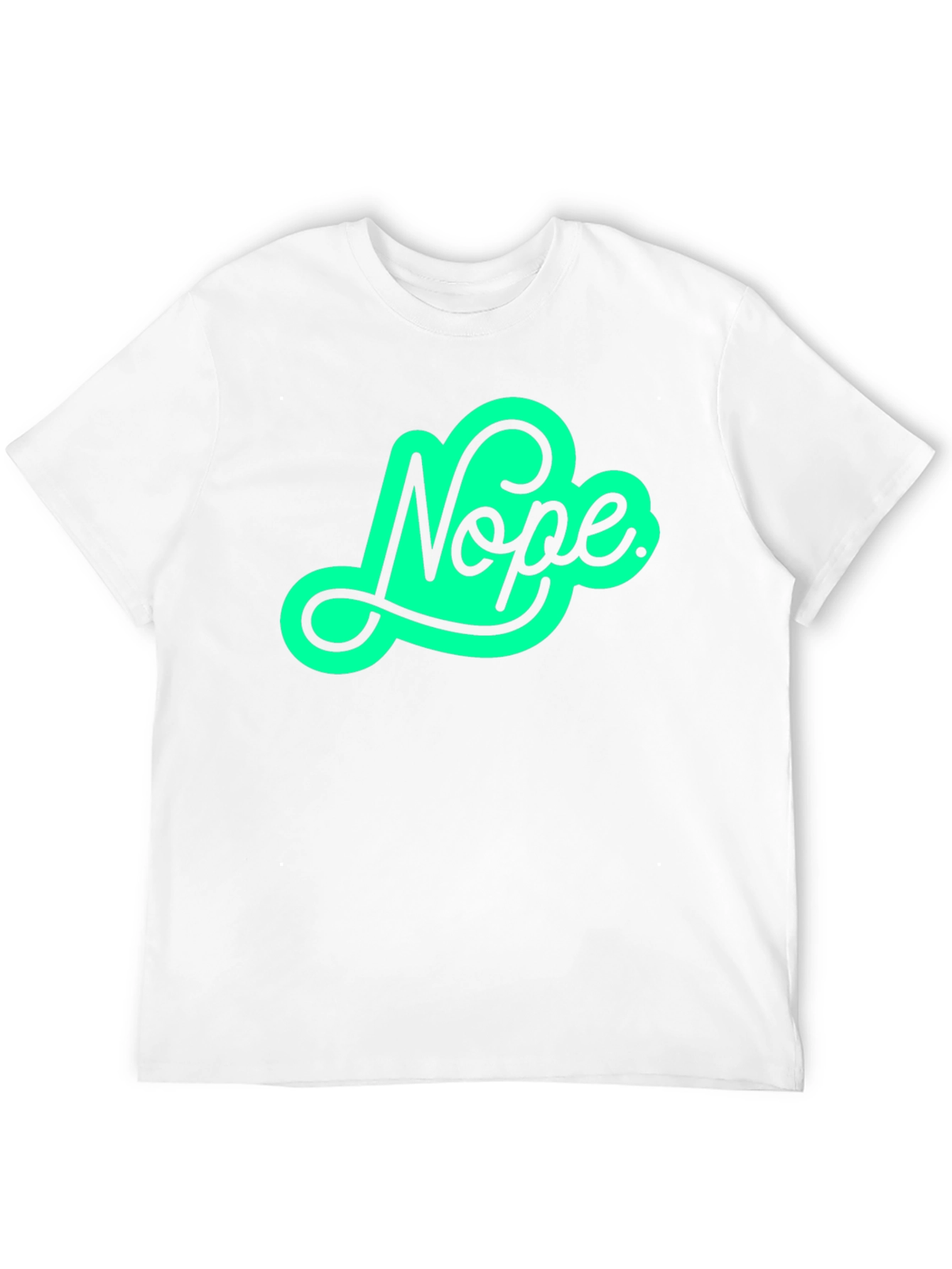 Nope Graphic Tee - Trendy Casual Shirt