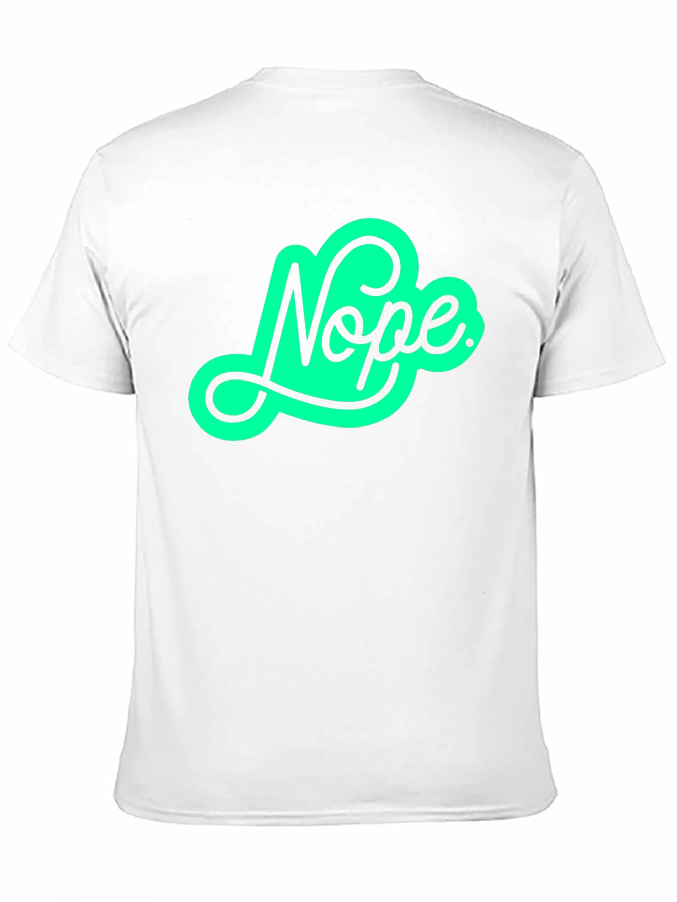 Nope Graphic Tee - Trendy Casual Shirt