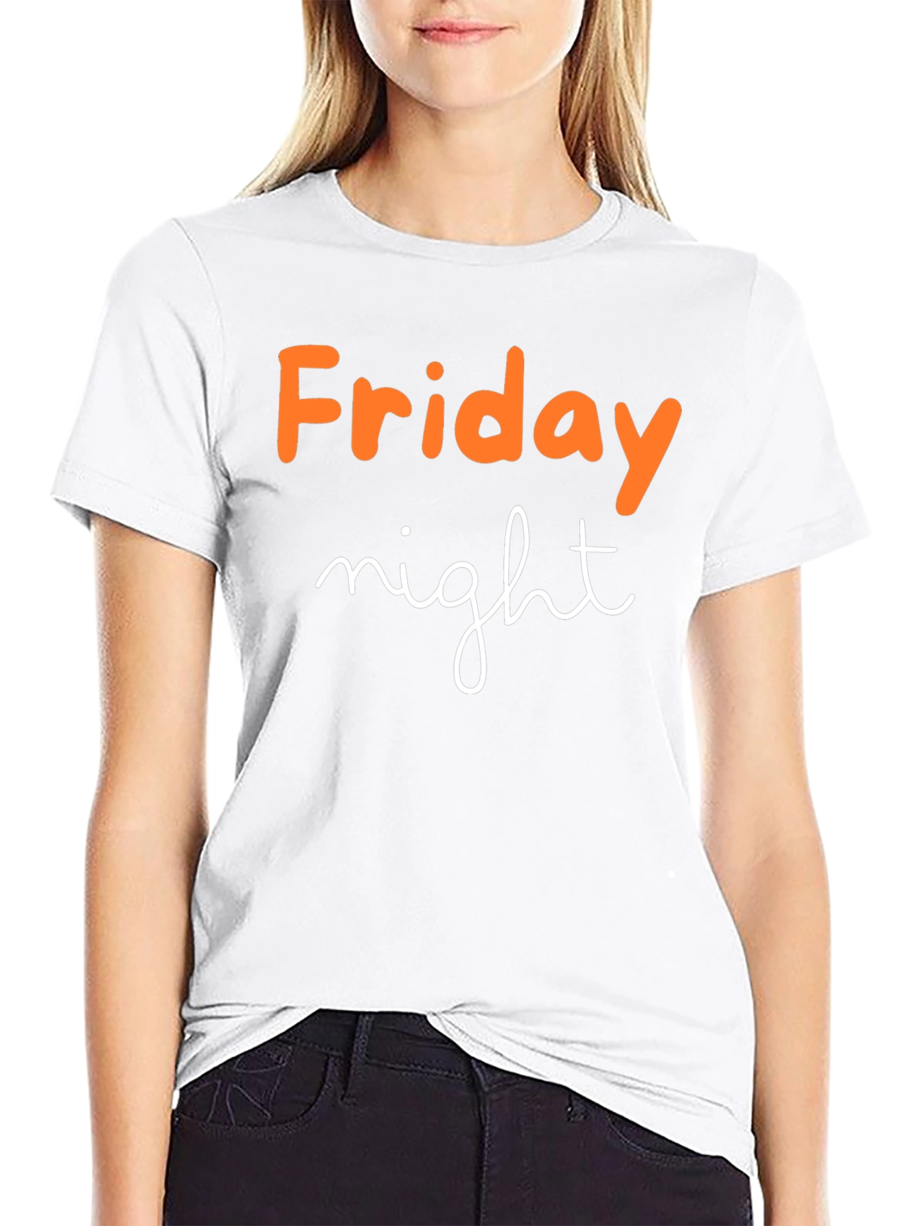 Friday Night Graphic Tee - Mens Black T-Shirt
