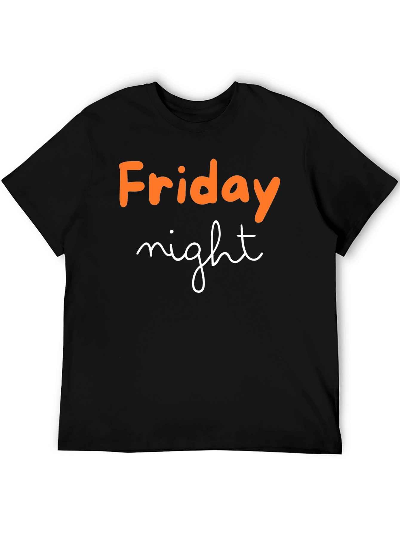 Friday Night Graphic Tee - Mens Black T-Shirt