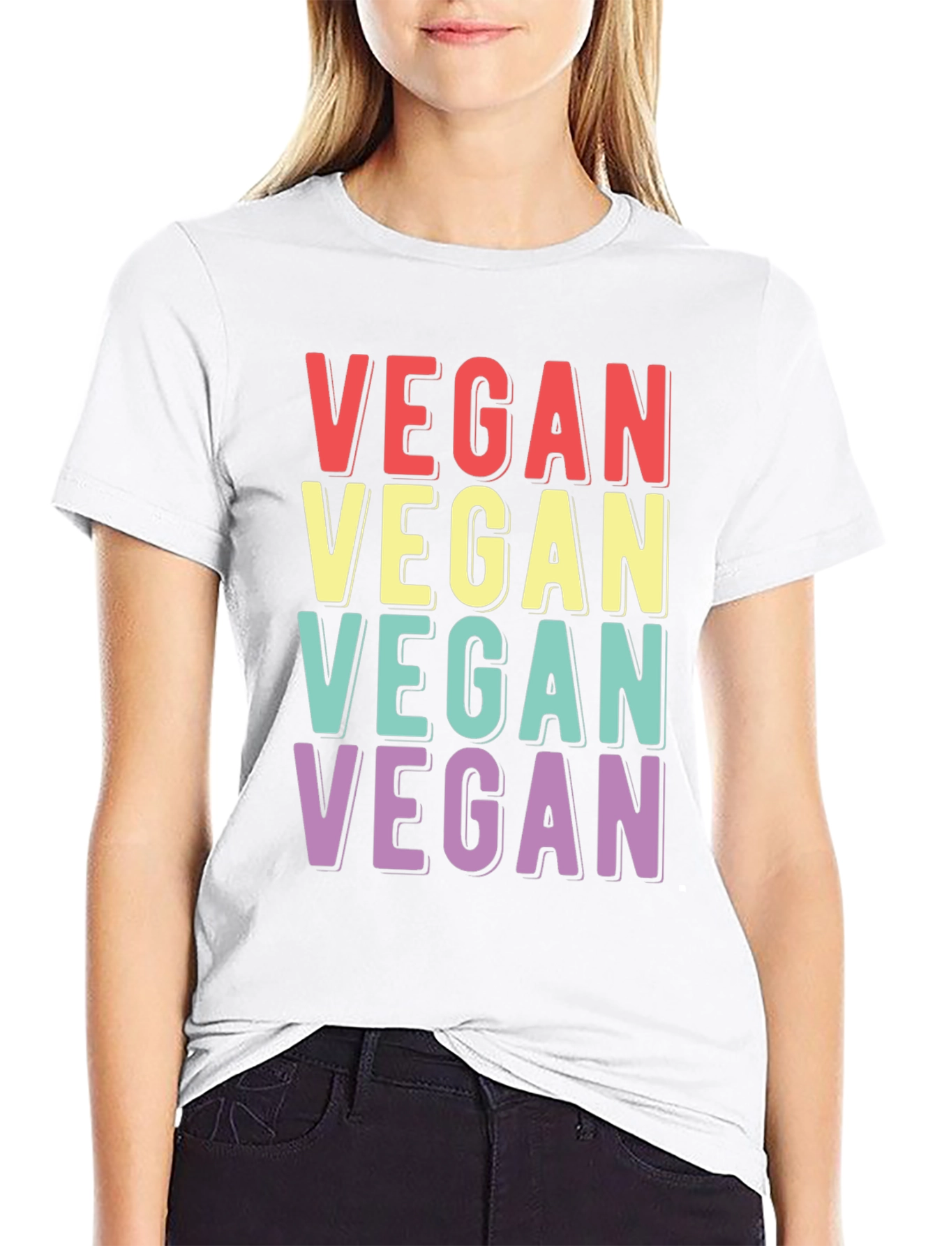Vegan T-Shirt Retro Style