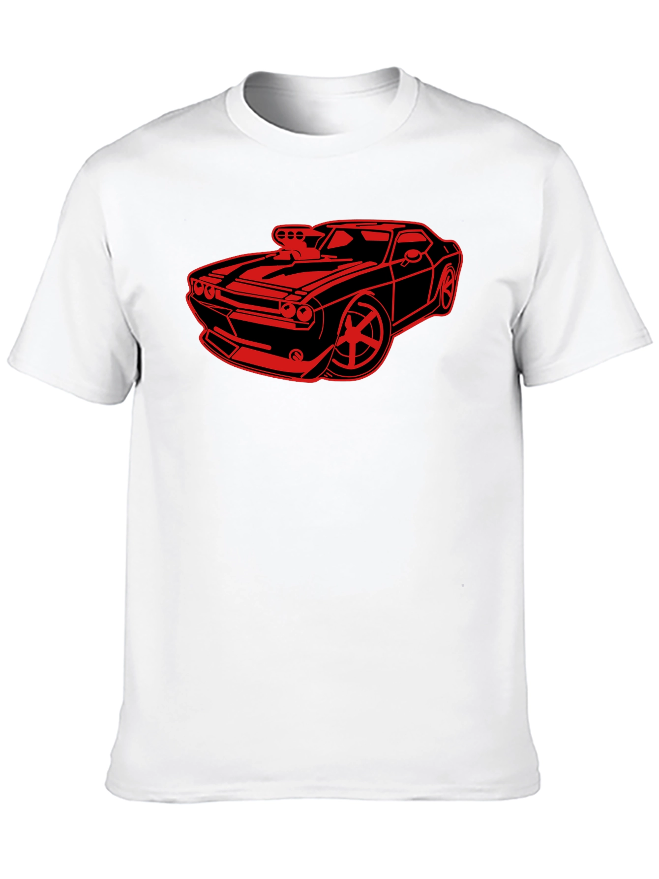 Car Graphic Black T-Shirt
