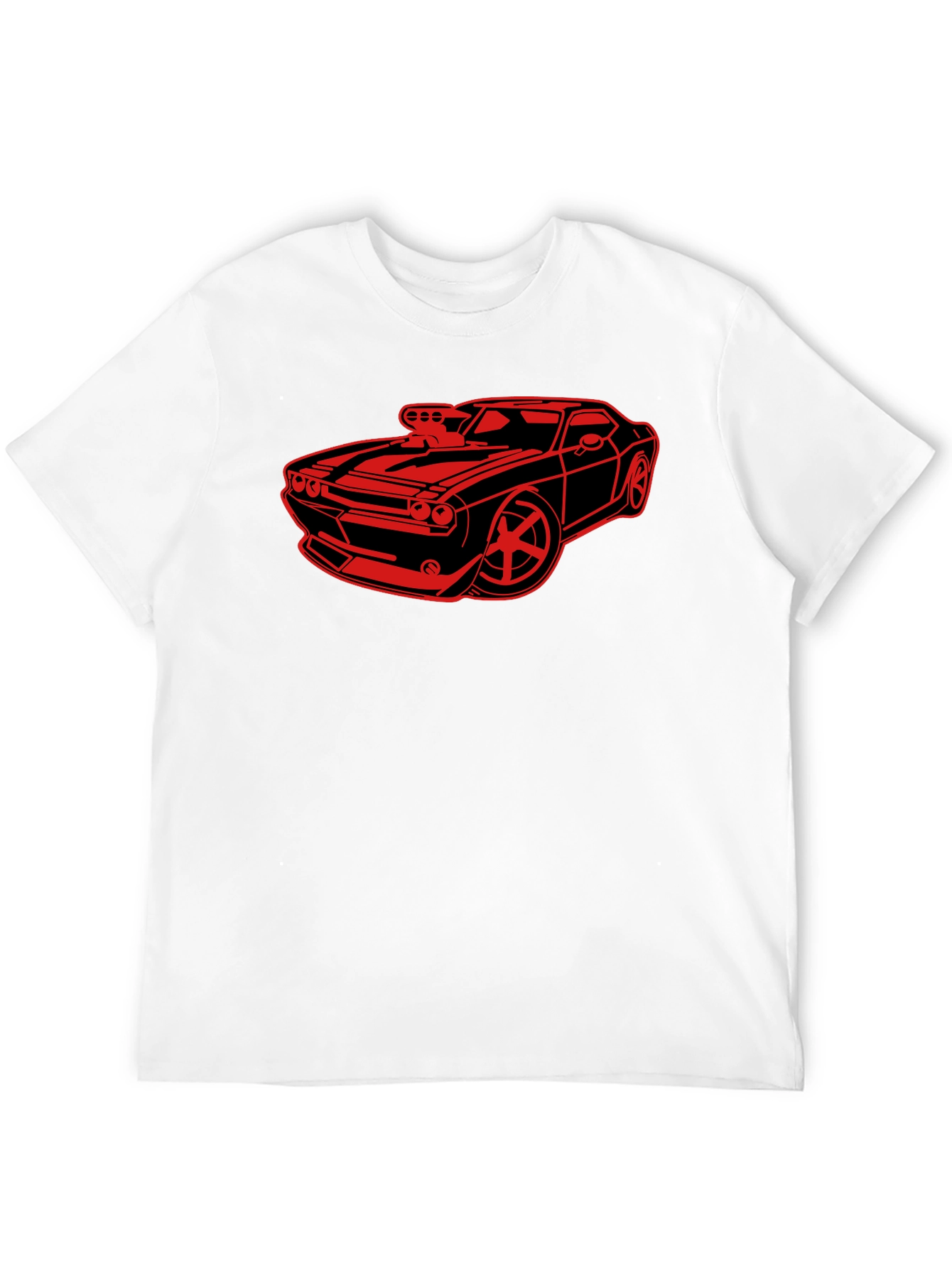 Car Graphic Black T-Shirt