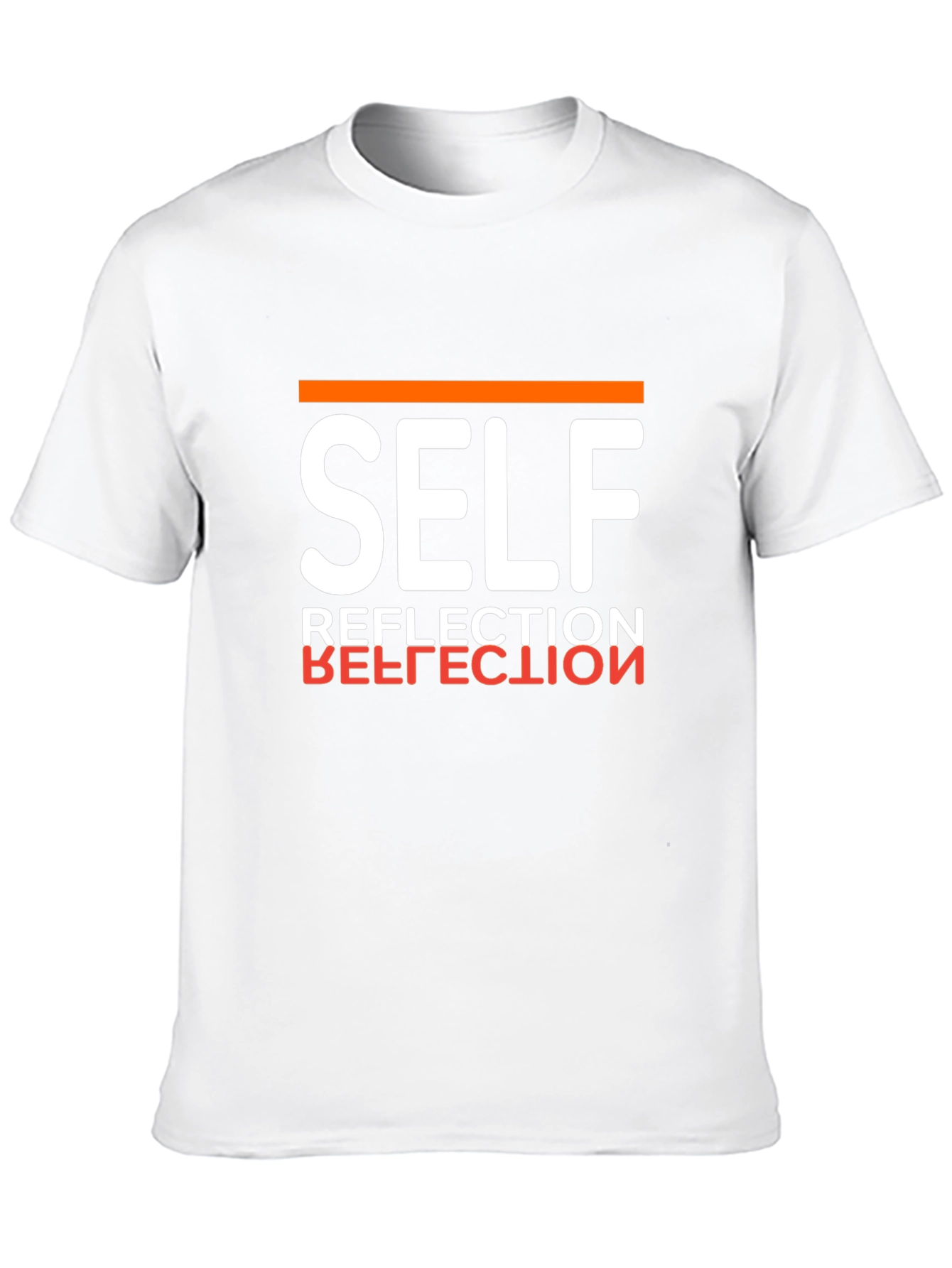 Self Reflection Graphic Tee - Mens Black T-Shirt