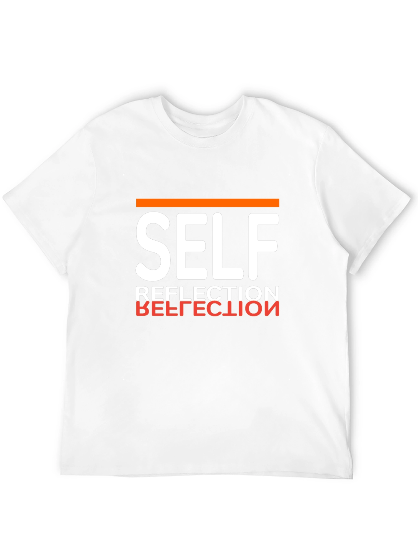 Self Reflection Graphic Tee - Mens Black T-Shirt