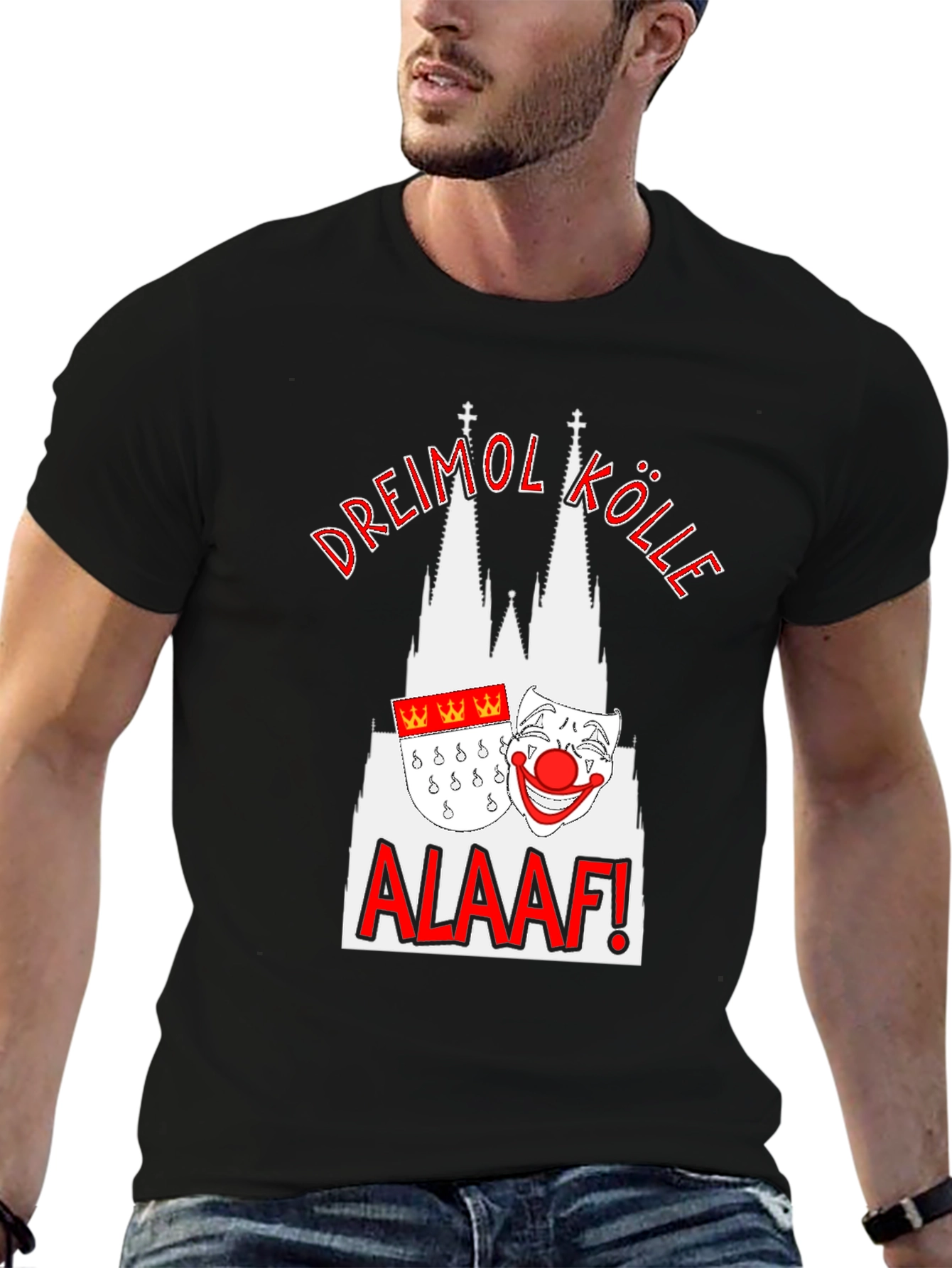 Cologne Carnival T-Shirt - Dreimol Kölle Alaaf!