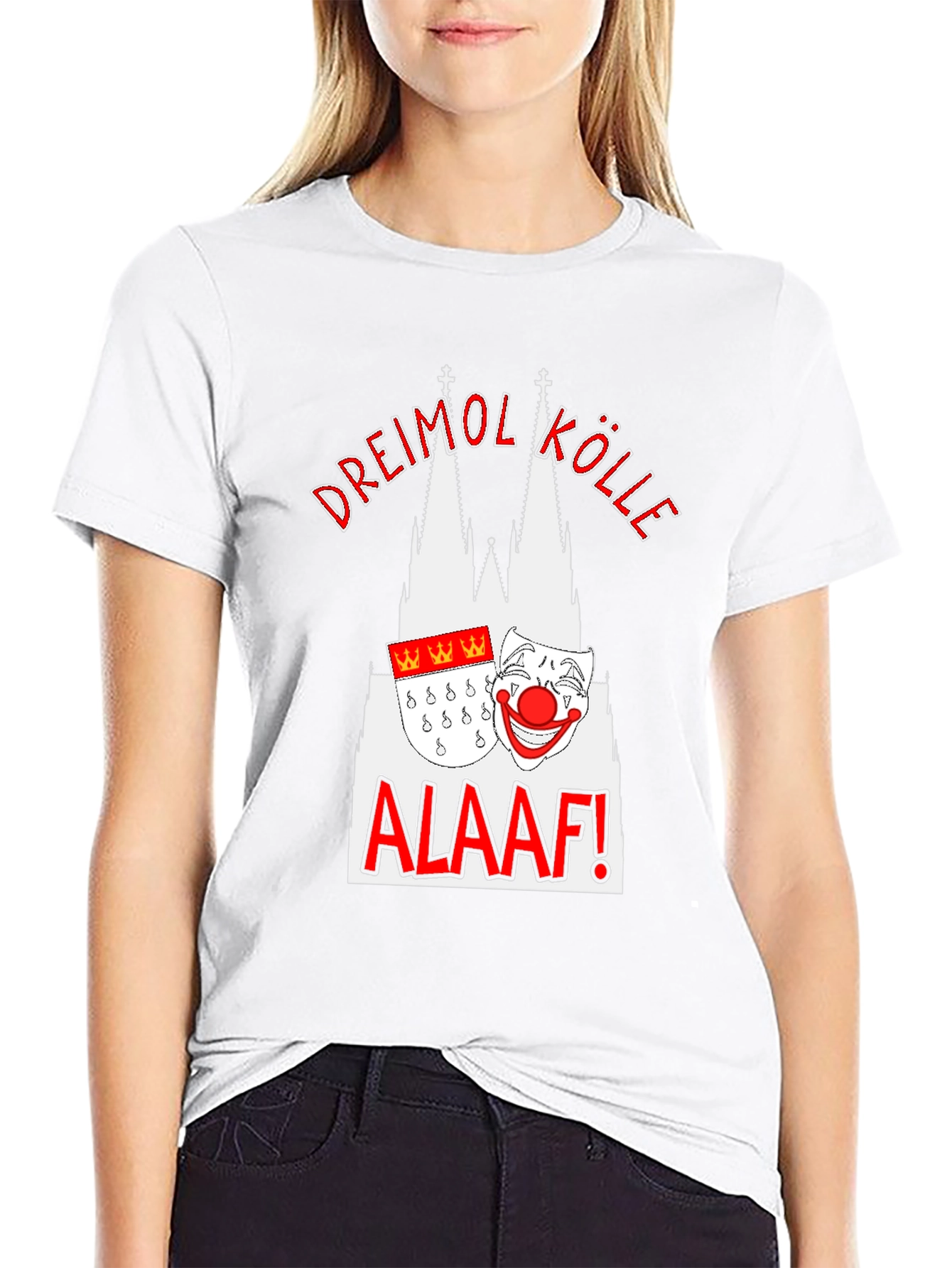 Cologne Carnival T-Shirt - Dreimol Kölle Alaaf!