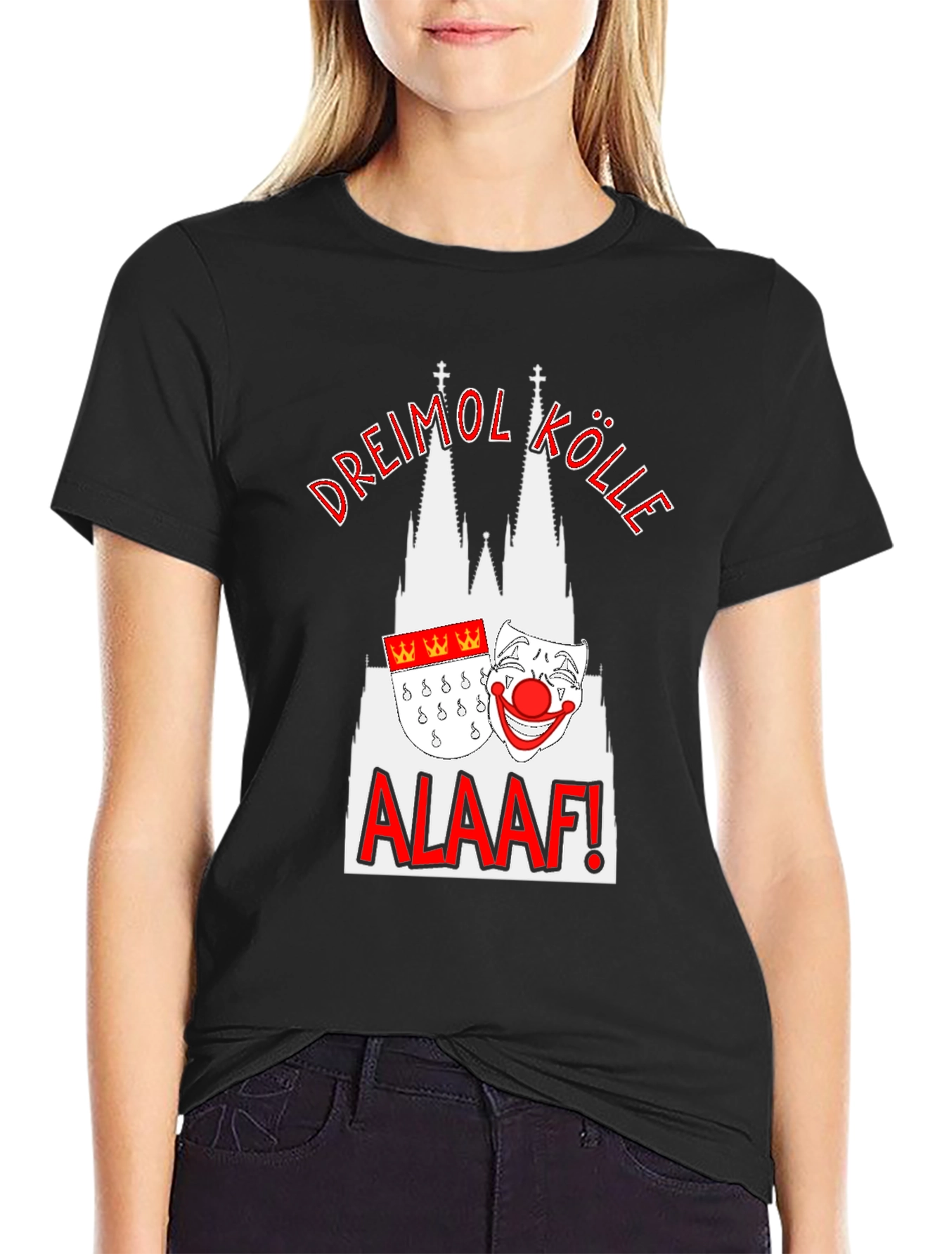 Cologne Carnival T-Shirt - Dreimol Kölle Alaaf!