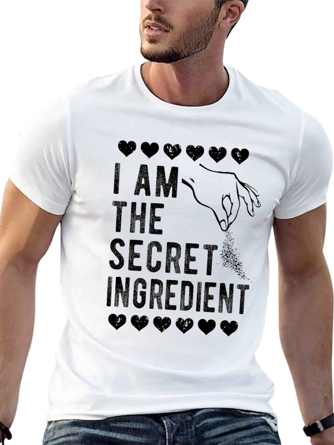Secret Ingredient Mens Black T-Shirt