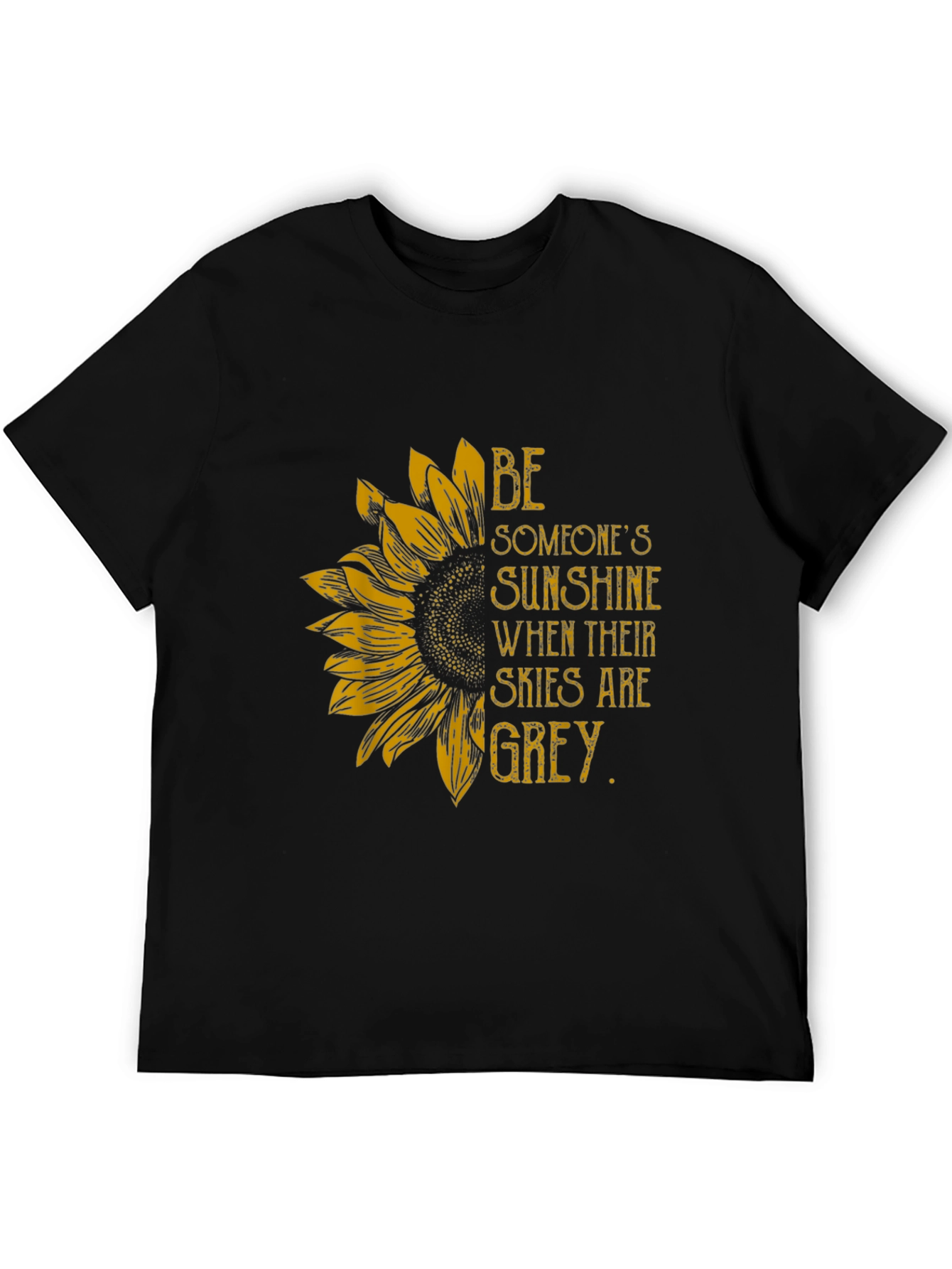 Sunflower Sunshine Graphic T-Shirt - Inspiring Message
