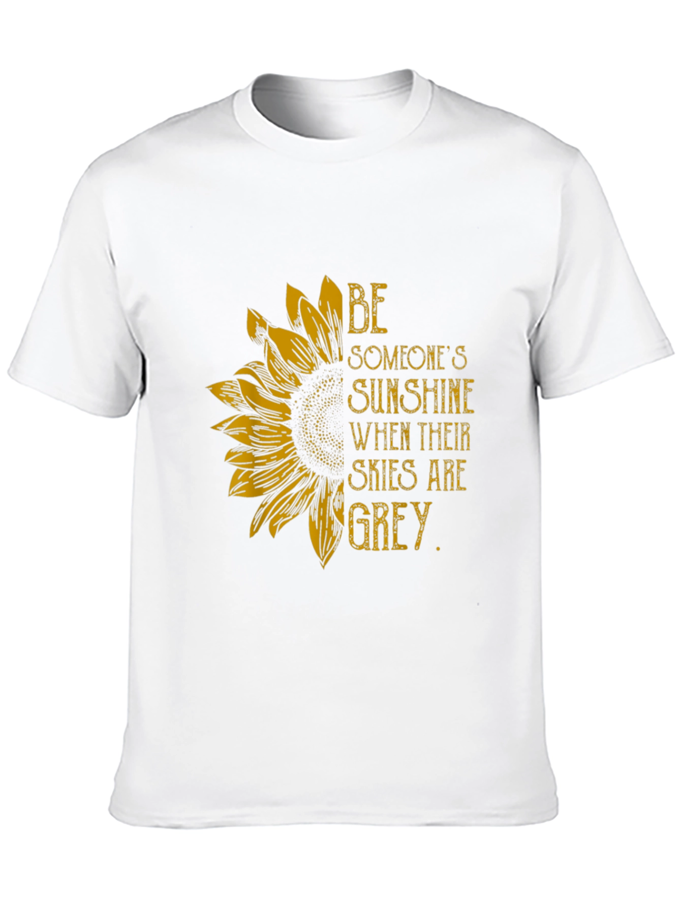 Sunflower Sunshine Graphic T-Shirt - Inspiring Message