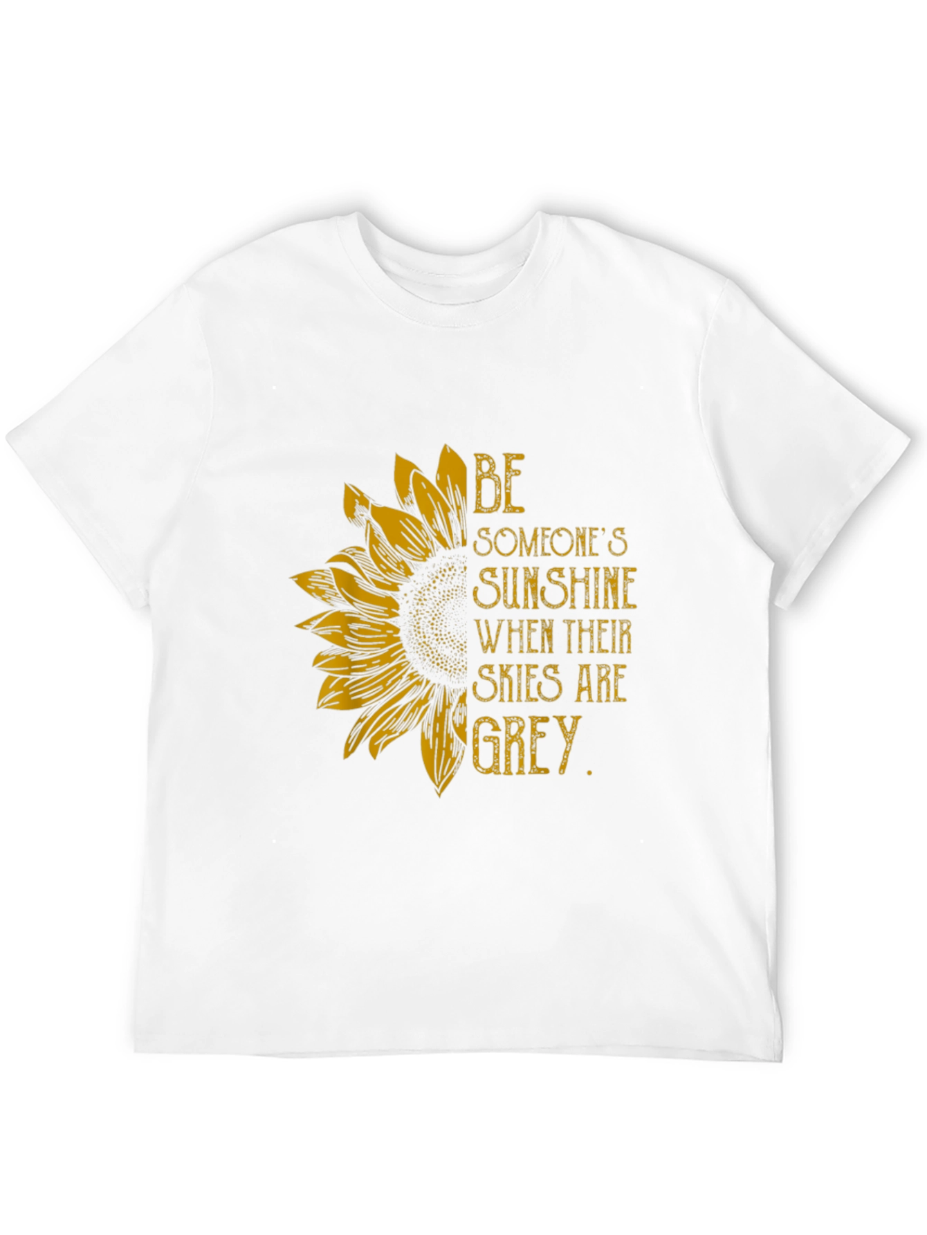 Sunflower Sunshine Graphic T-Shirt - Inspiring Message
