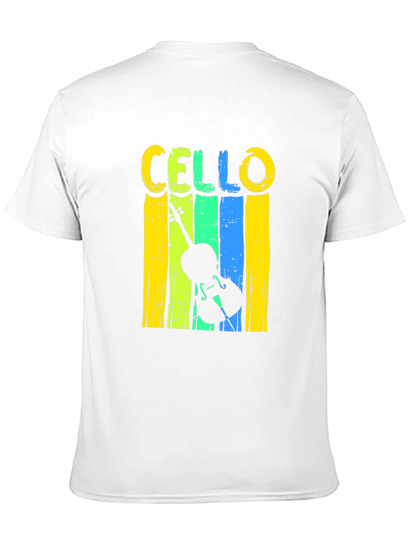 Cello Graphic Tee - Musical Instrument T-Shirt