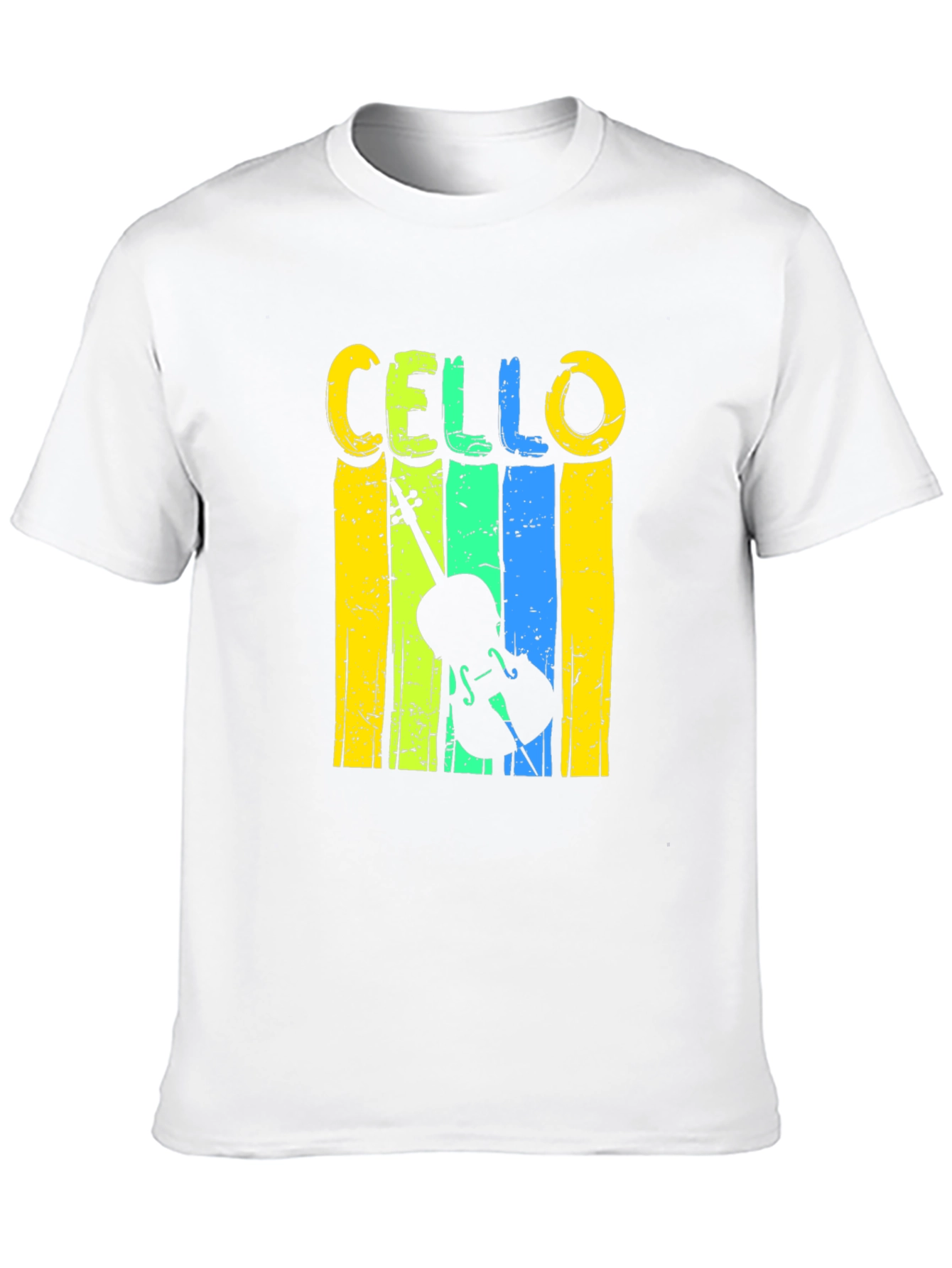 Cello Graphic Tee - Musical Instrument T-Shirt