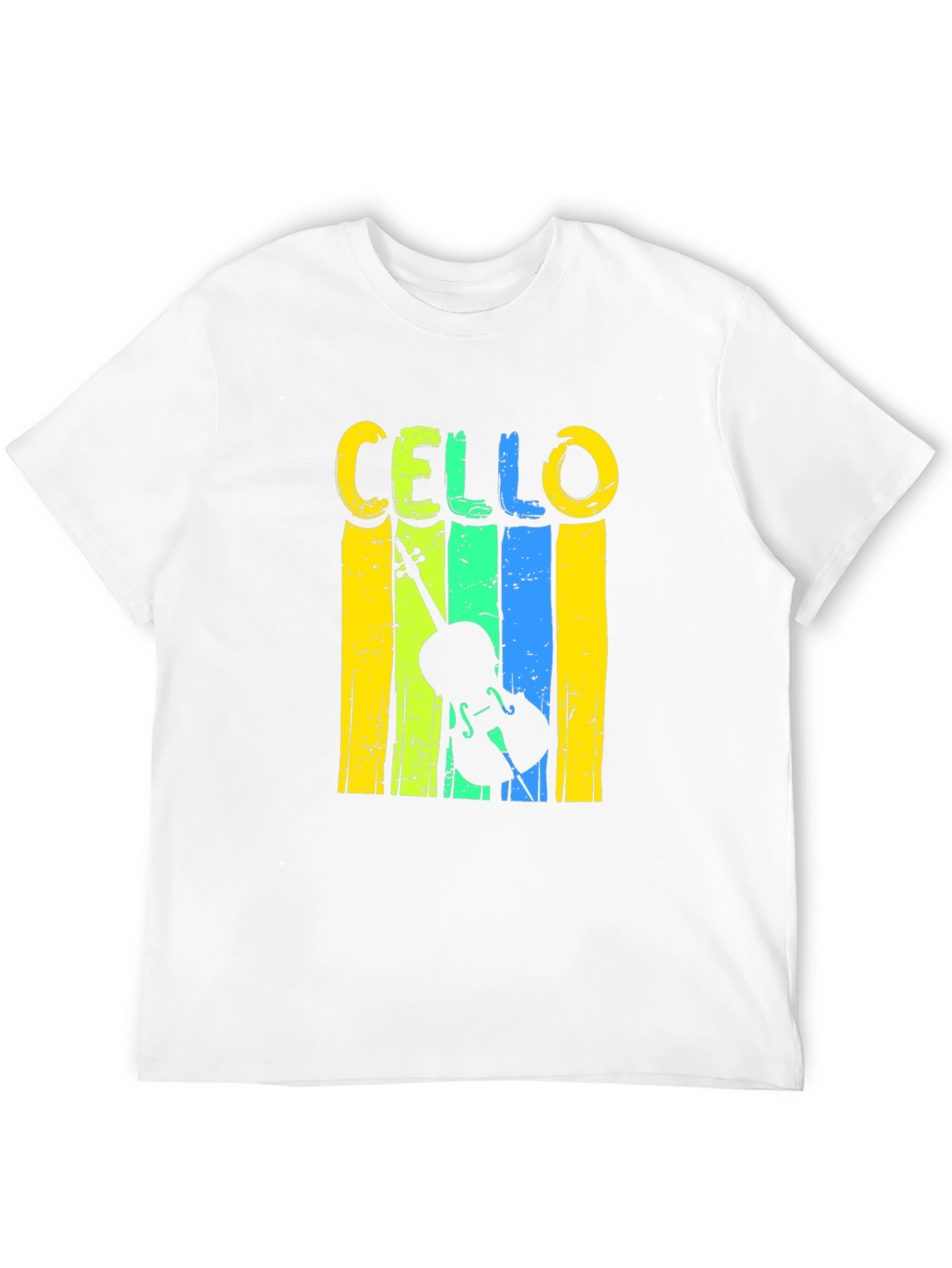 Cello Graphic Tee - Musical Instrument T-Shirt