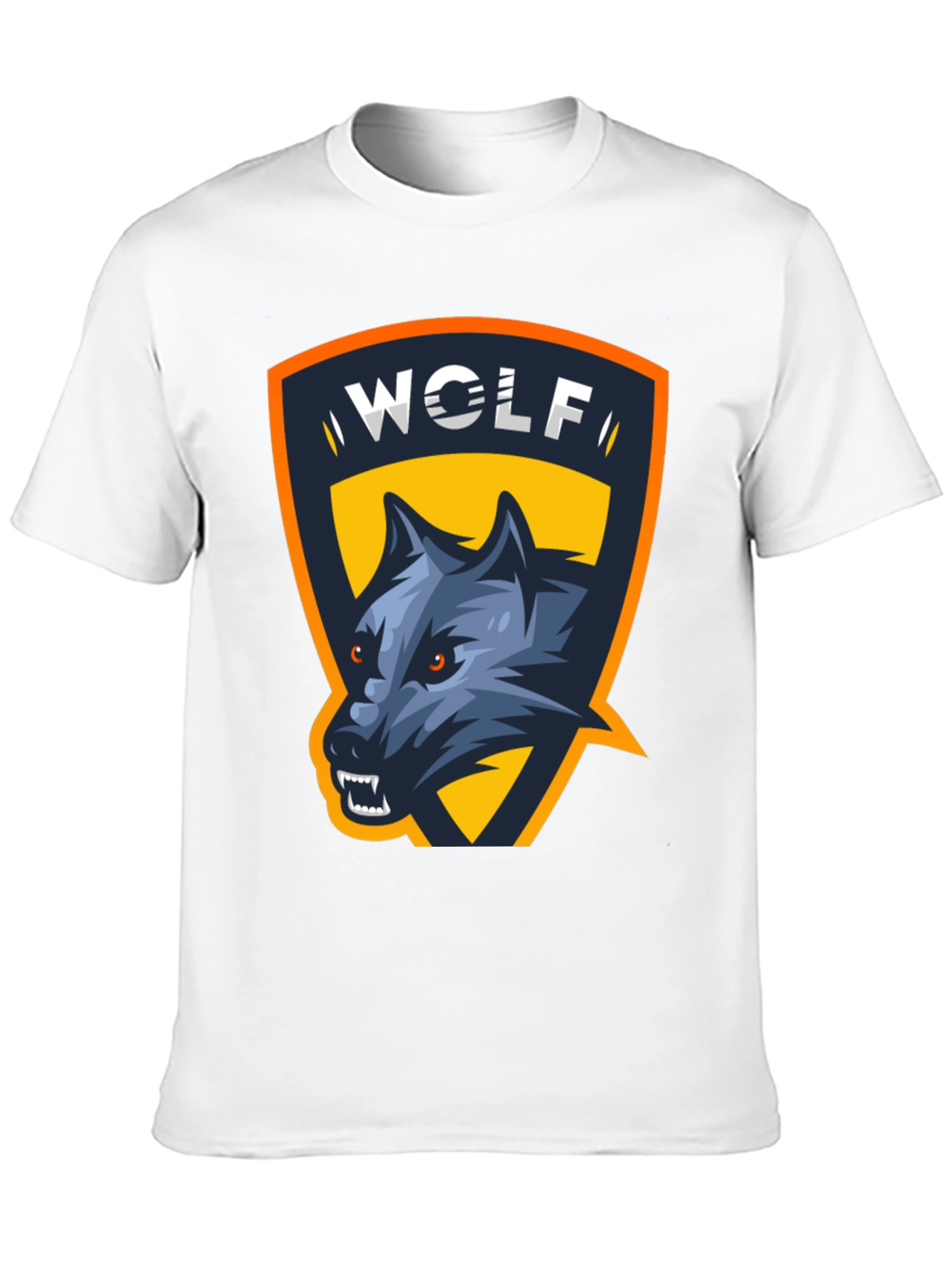 Wolf Graphic Tee - Black Cotton T-Shirt