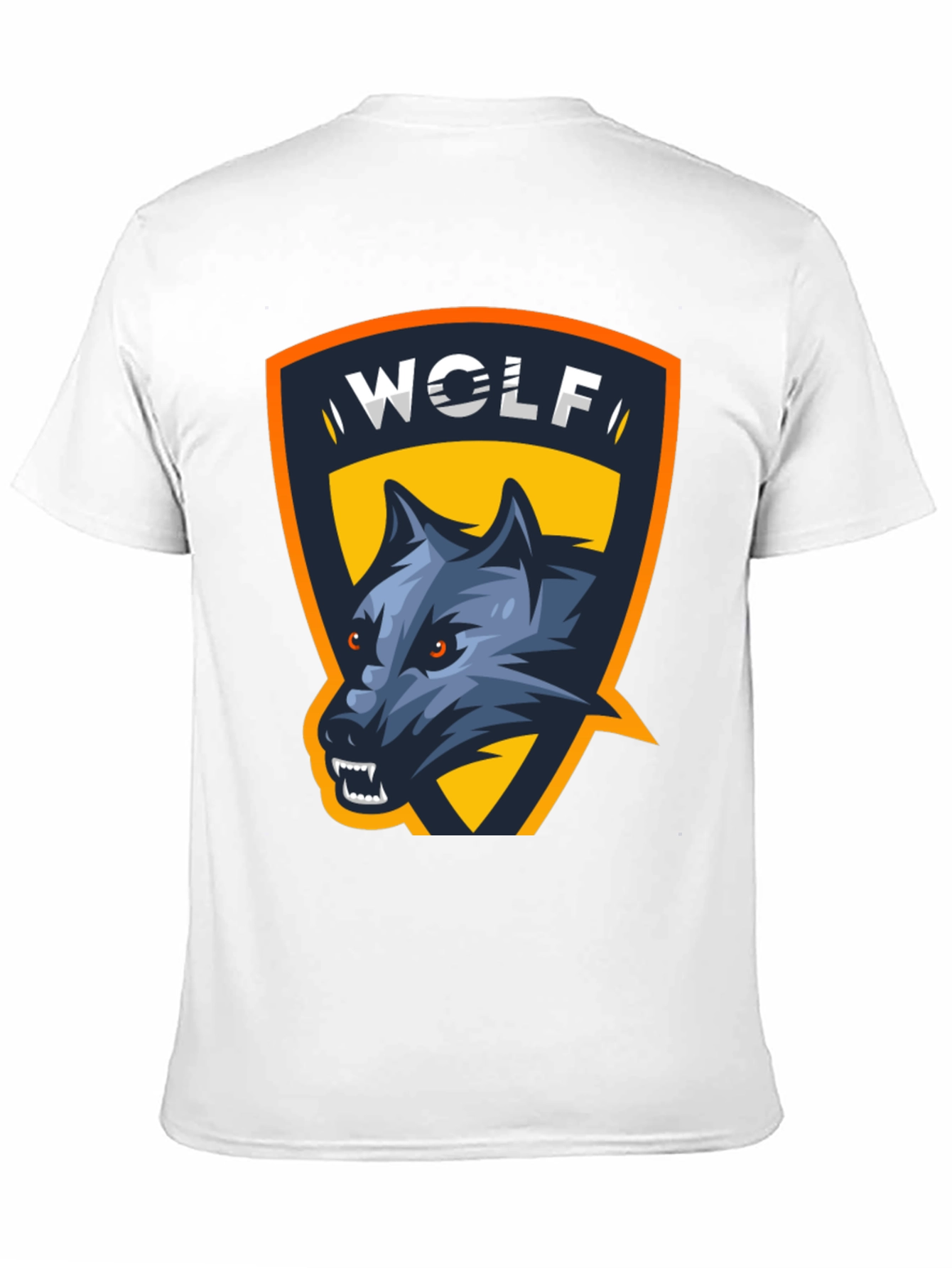 Wolf Graphic Tee - Black Cotton T-Shirt