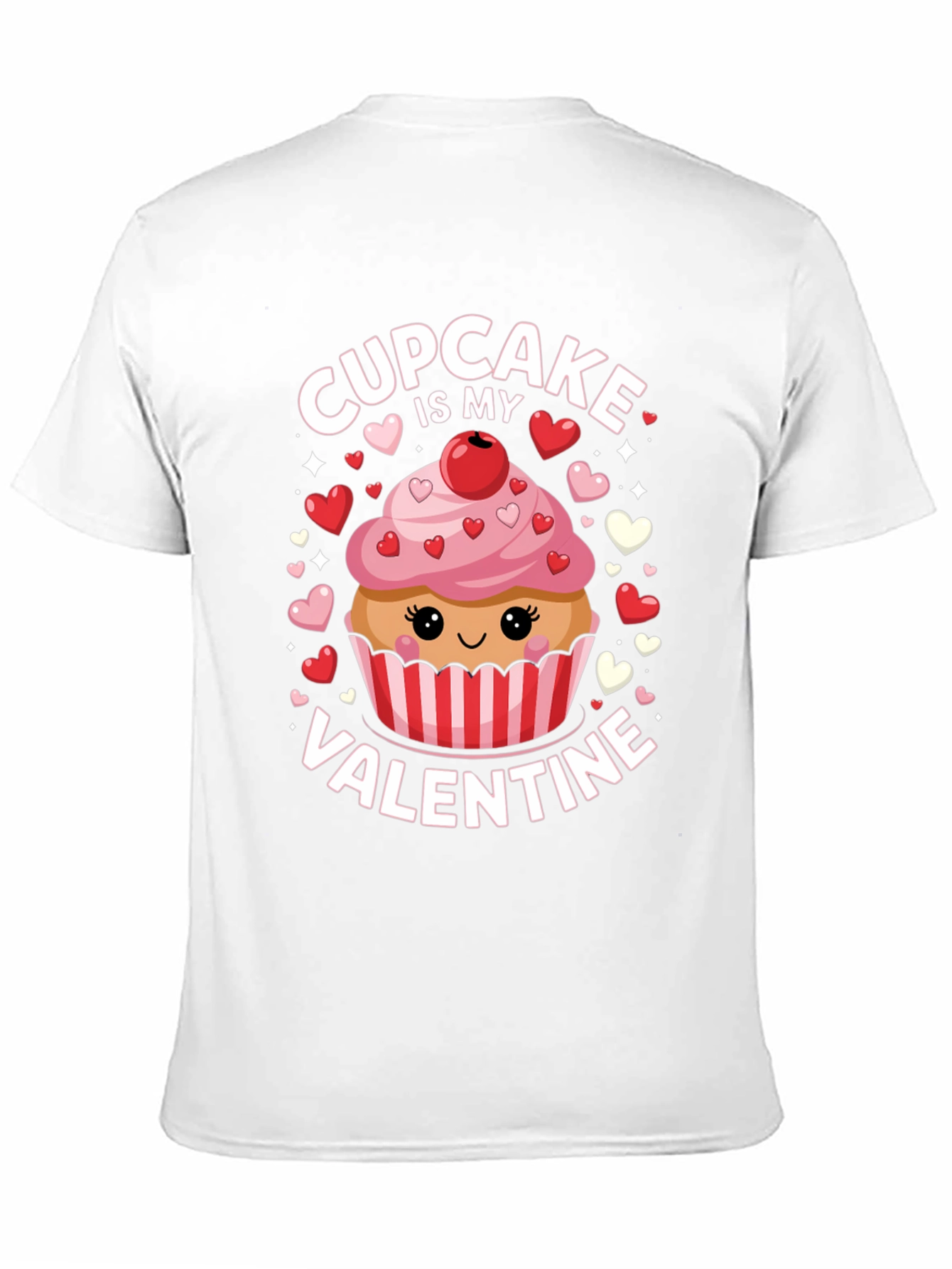 Cupcake is My Valentine Graphic T-Shirt