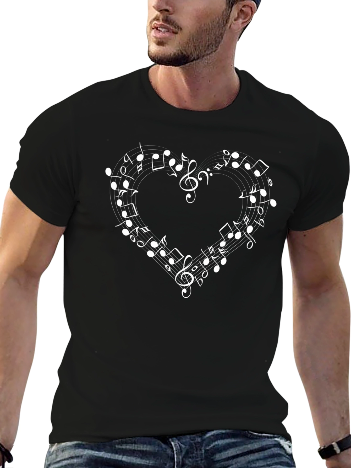 Music Heart T-Shirt - Express Your Passion!