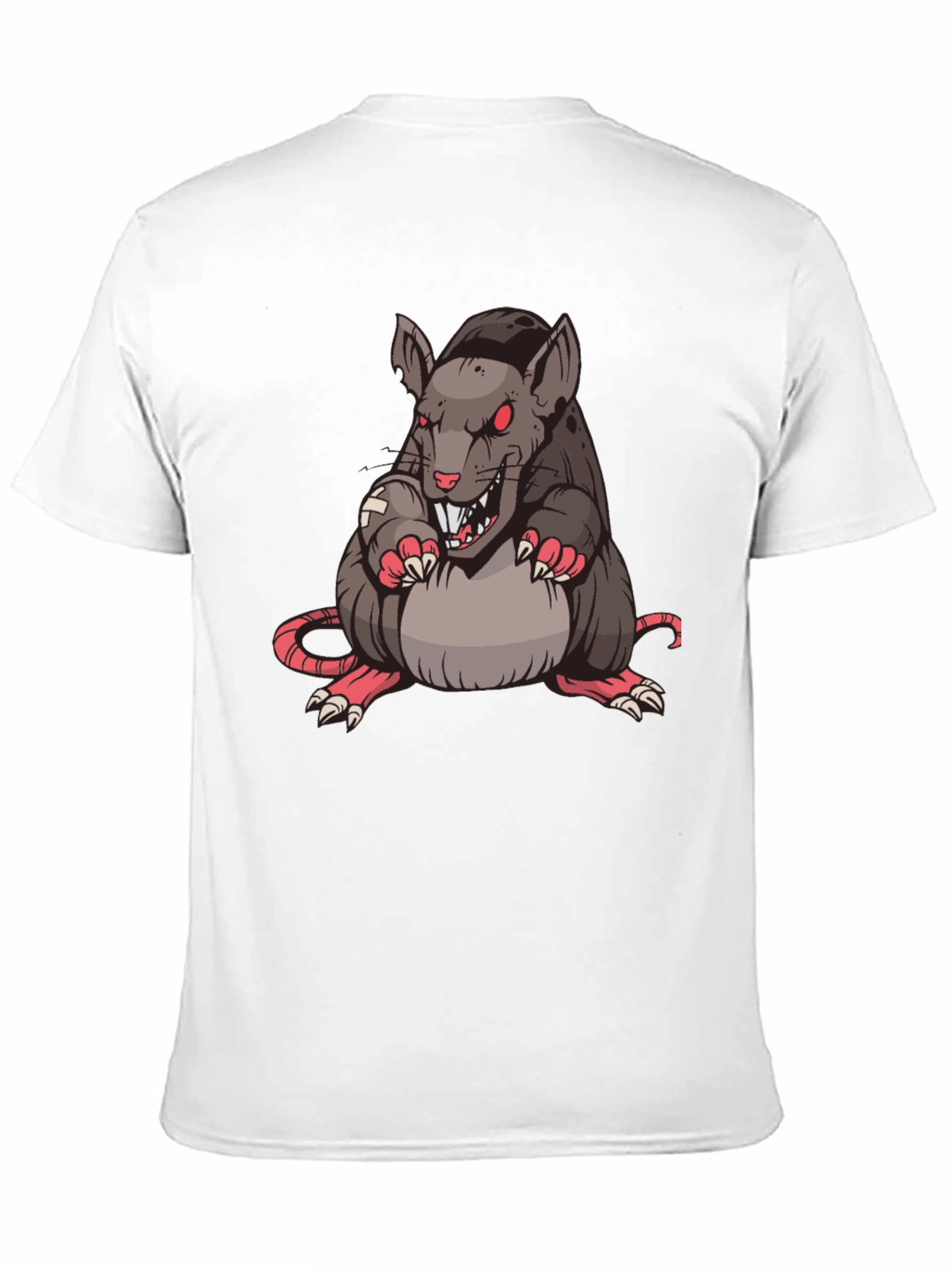 Rat Graphic T-Shirt - Black Cotton Tee