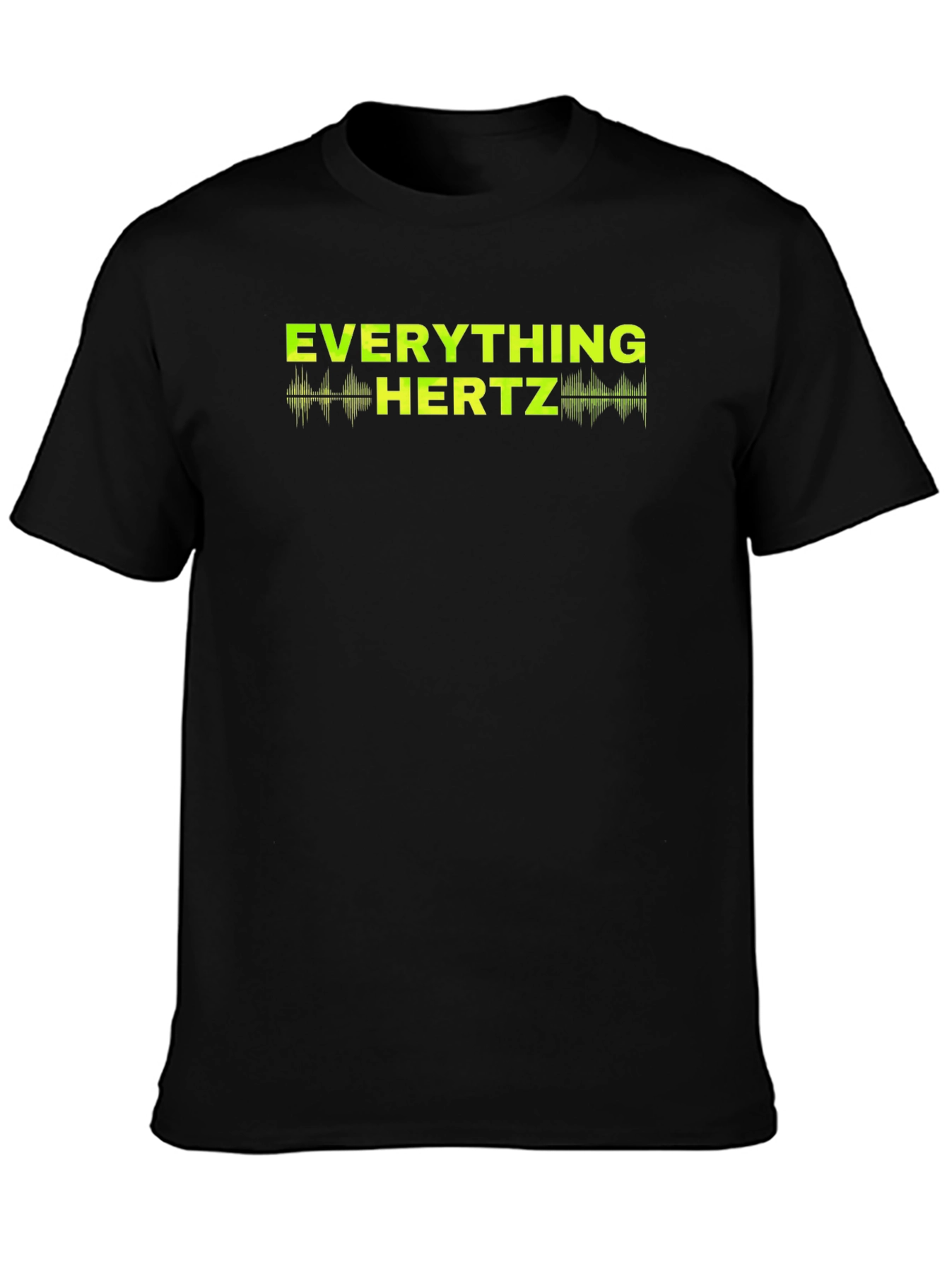 Everything Hertz Graphic T-Shirt - Black