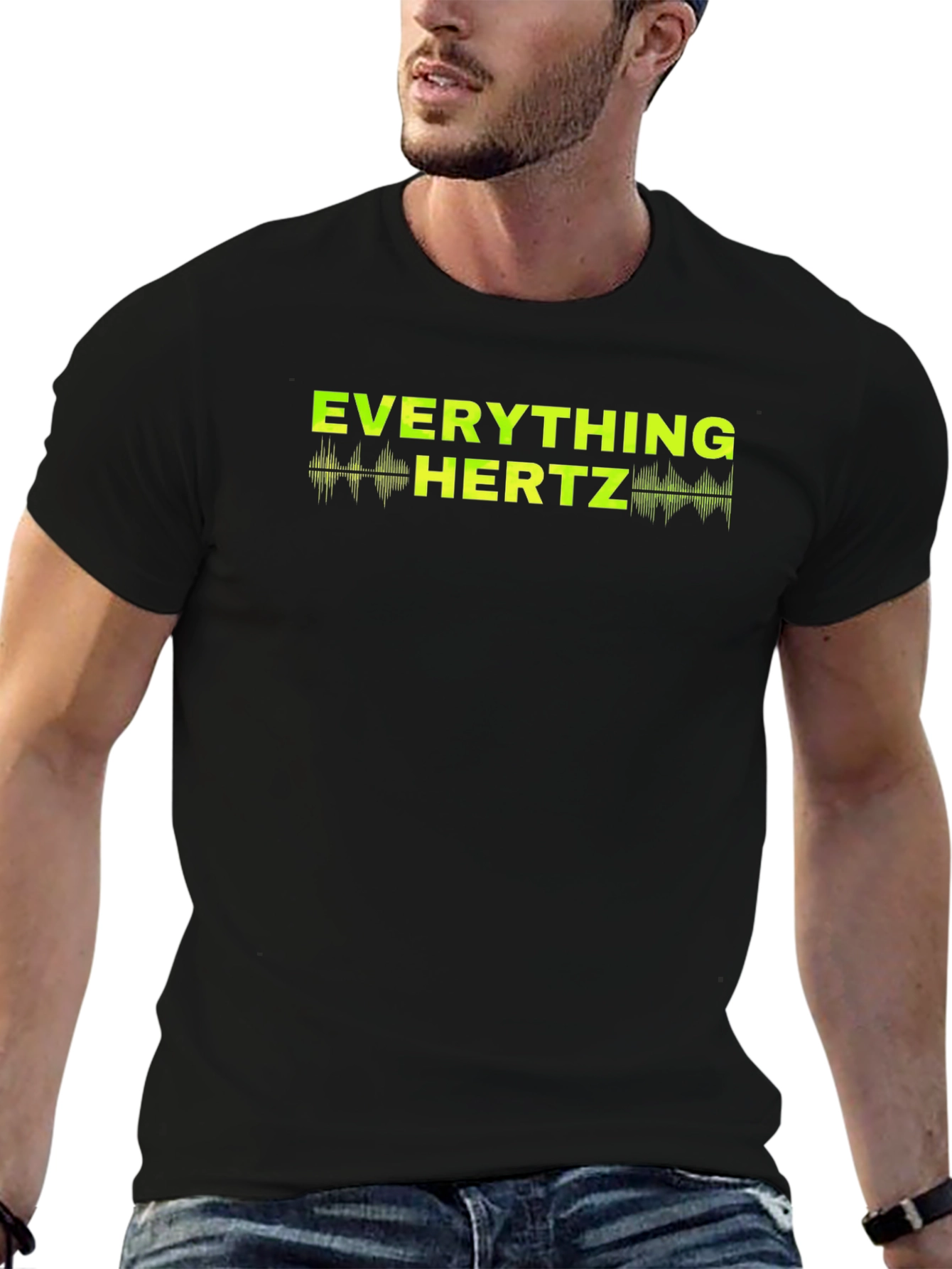 Everything Hertz Graphic T-Shirt - Black