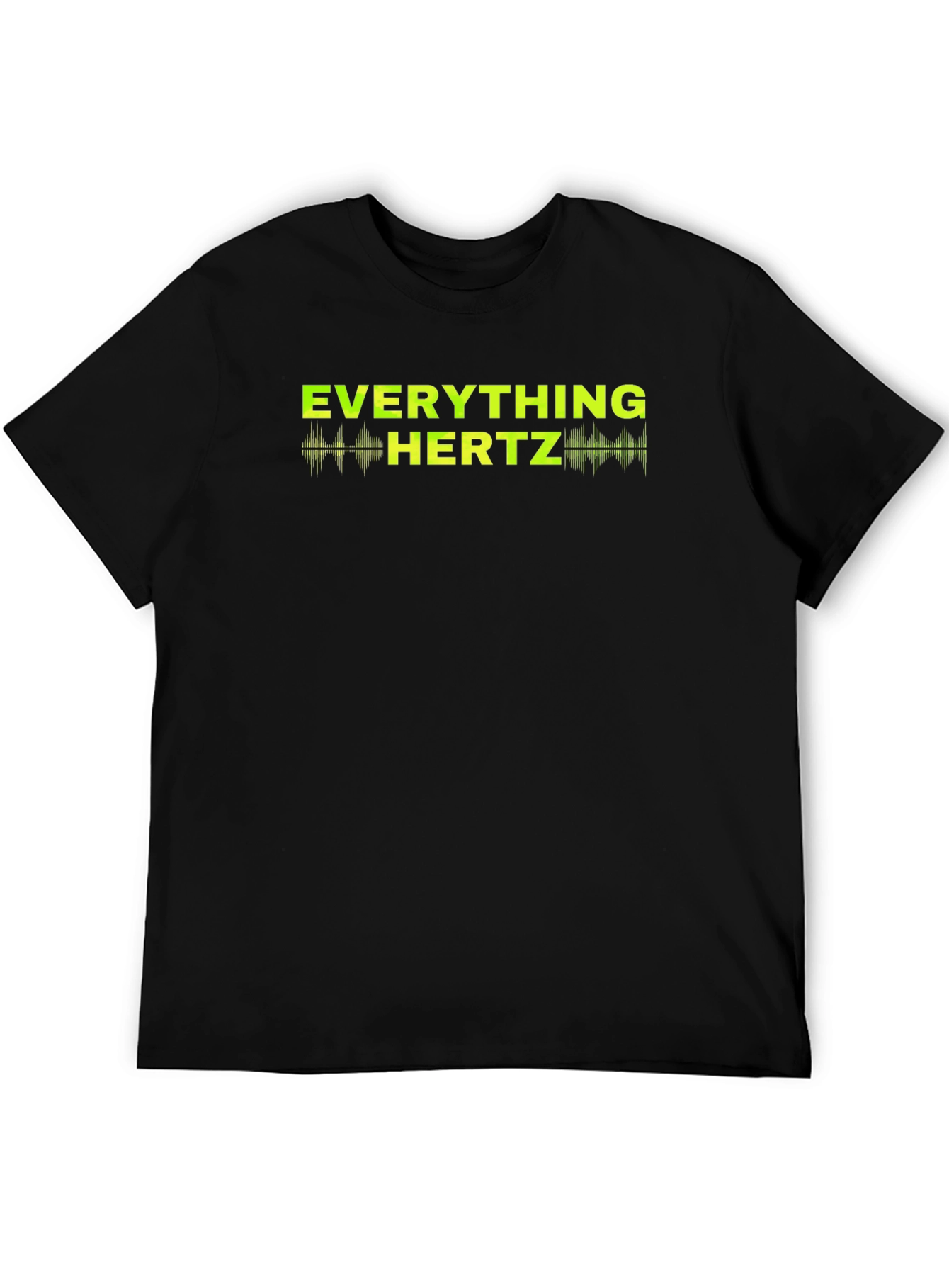 Everything Hertz Graphic T-Shirt - Black