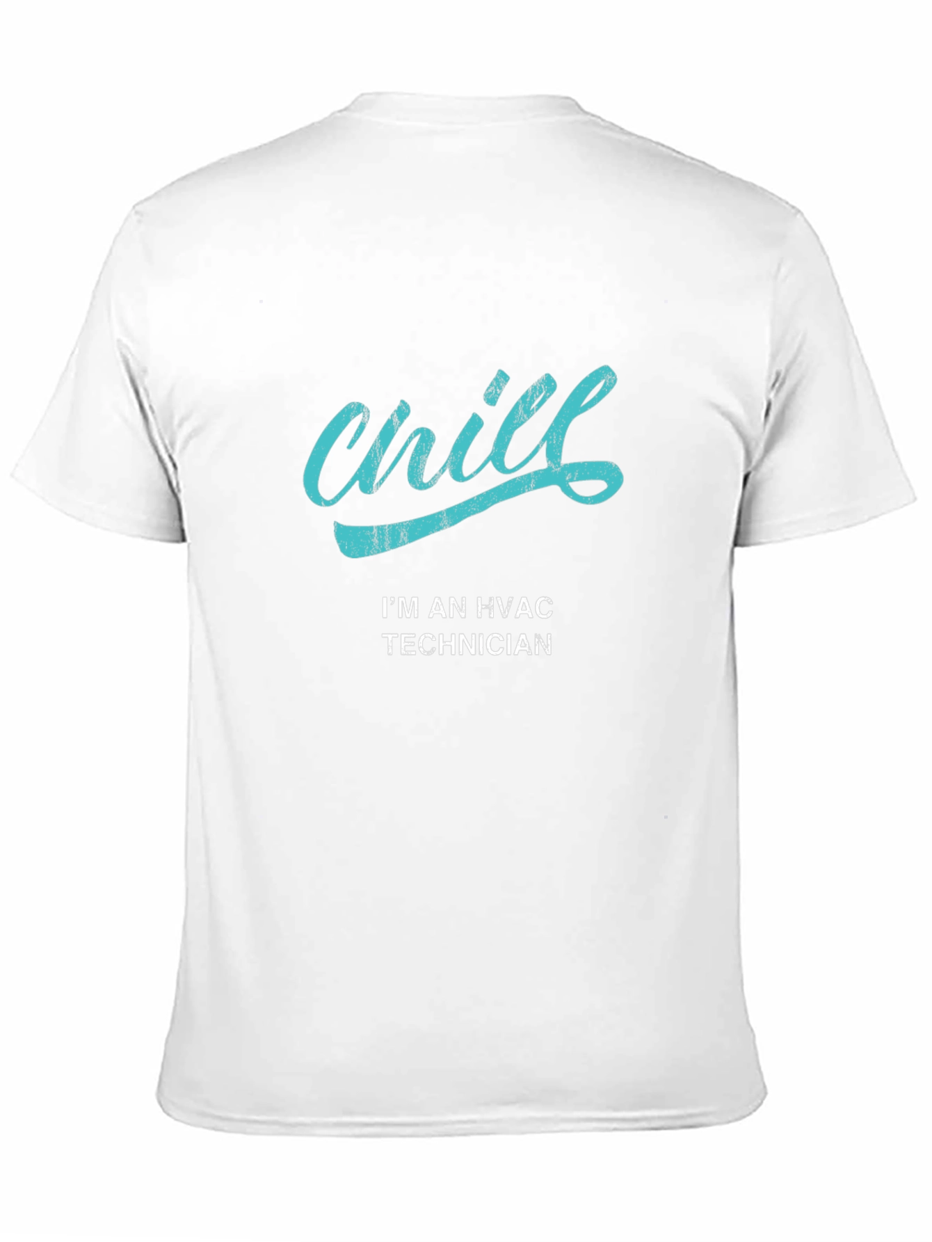 Chill HVAC Technician Black T-Shirt