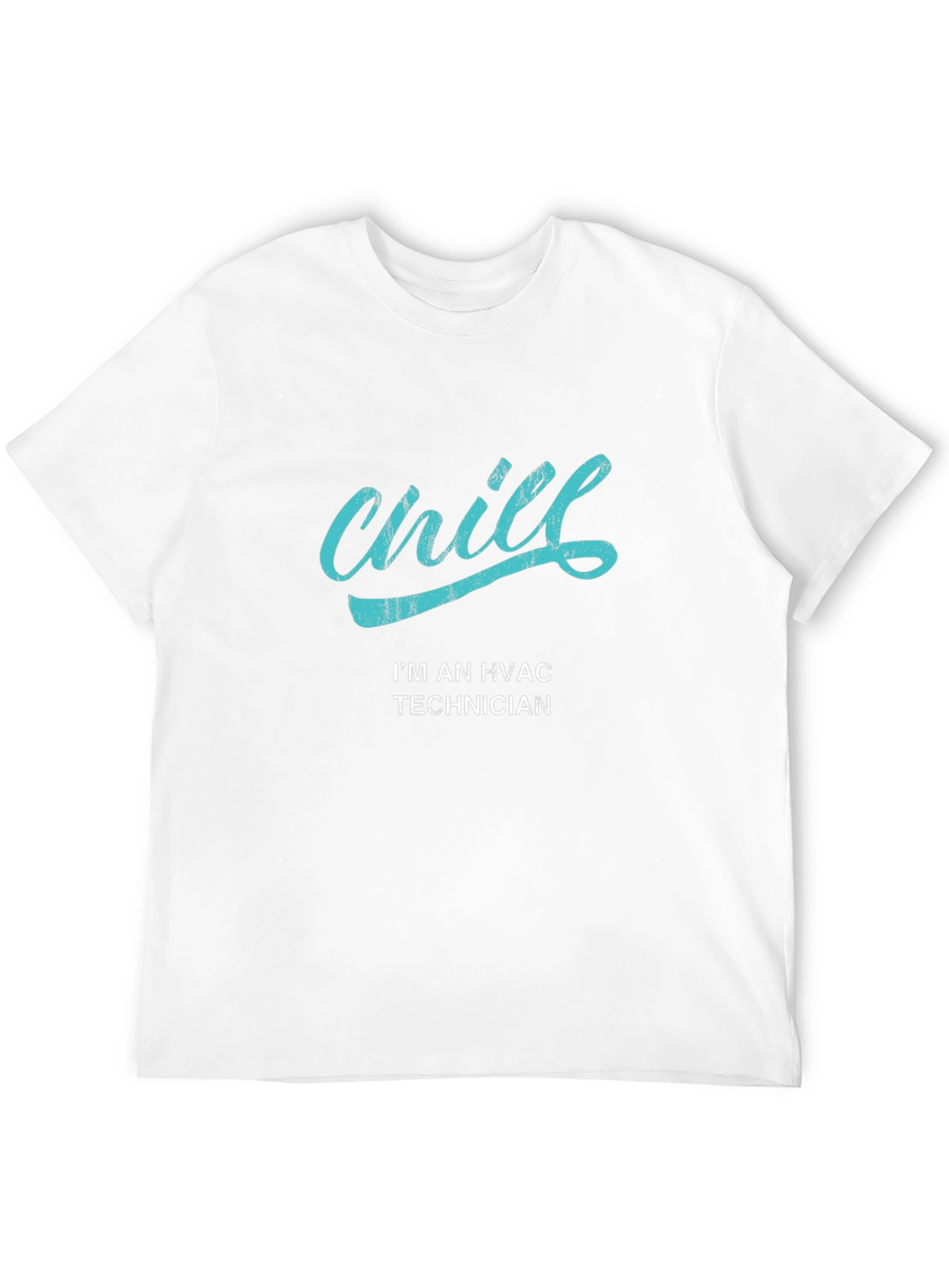 Chill HVAC Technician Black T-Shirt