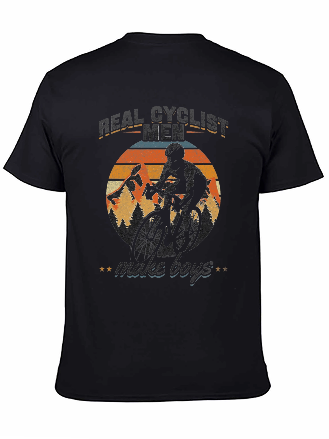 Real Cyclist Men Graphic Tee