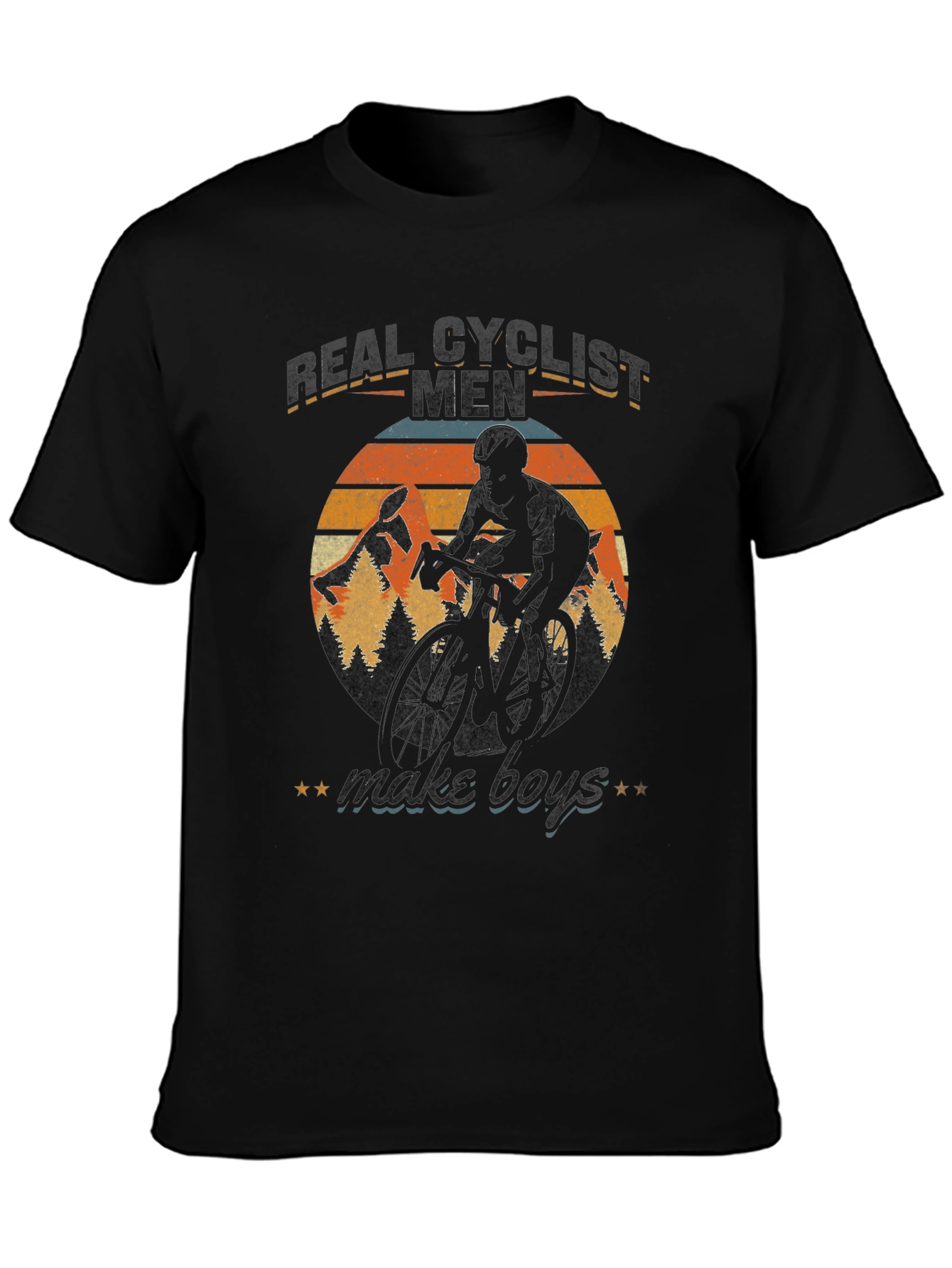 Real Cyclist Men Graphic Tee
