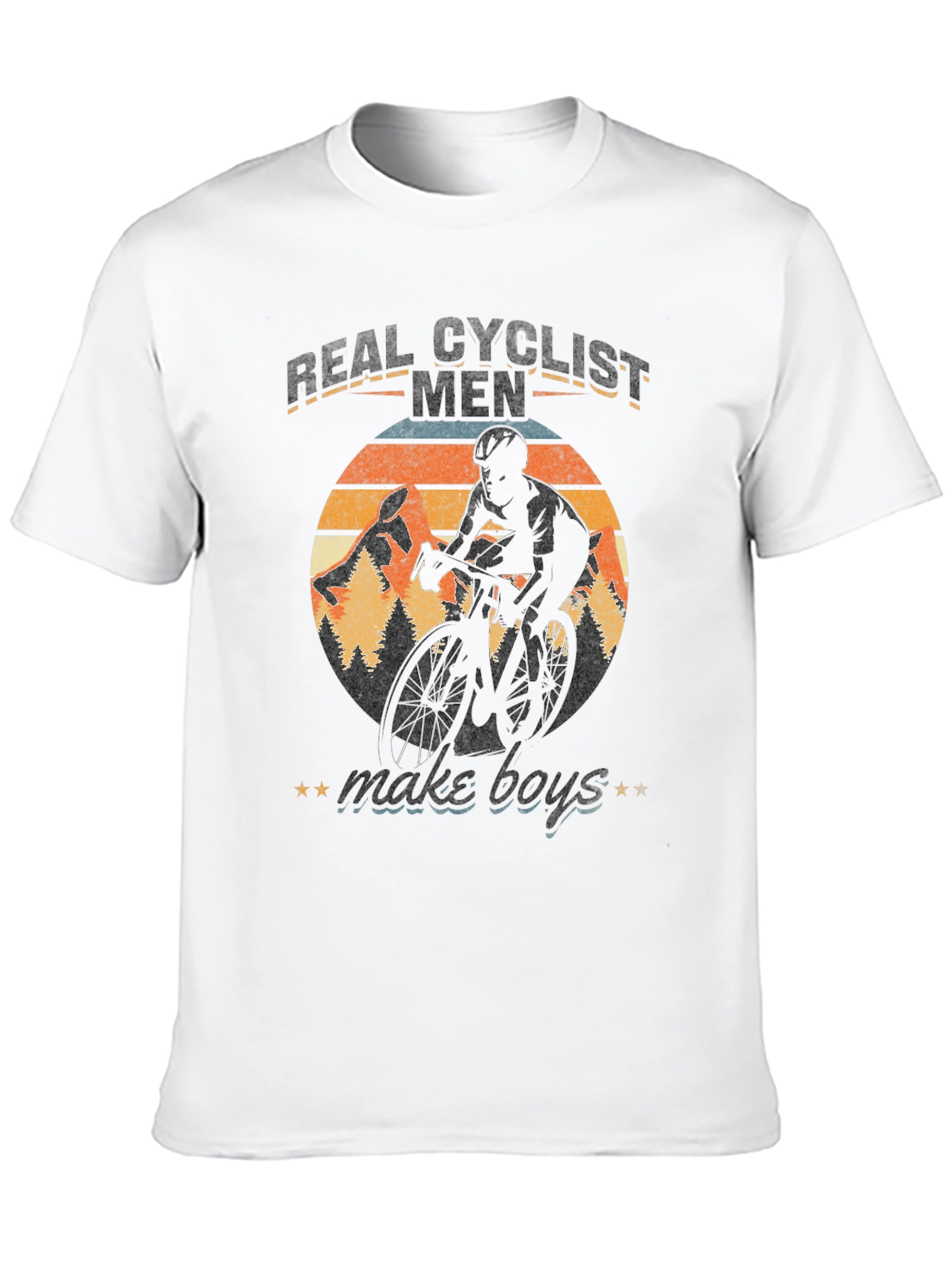 Real Cyclist Men Graphic Tee
