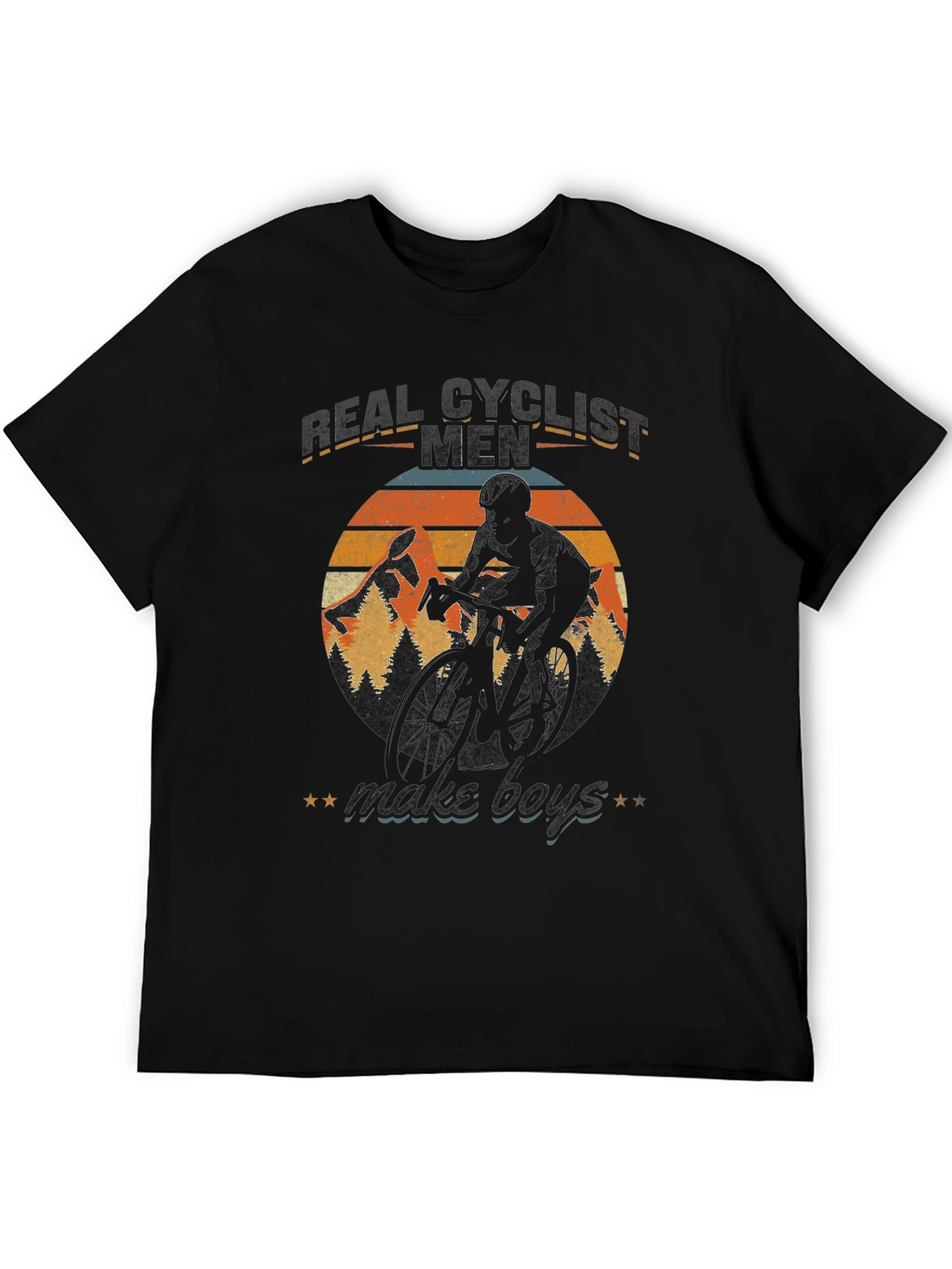 Real Cyclist Men Graphic Tee