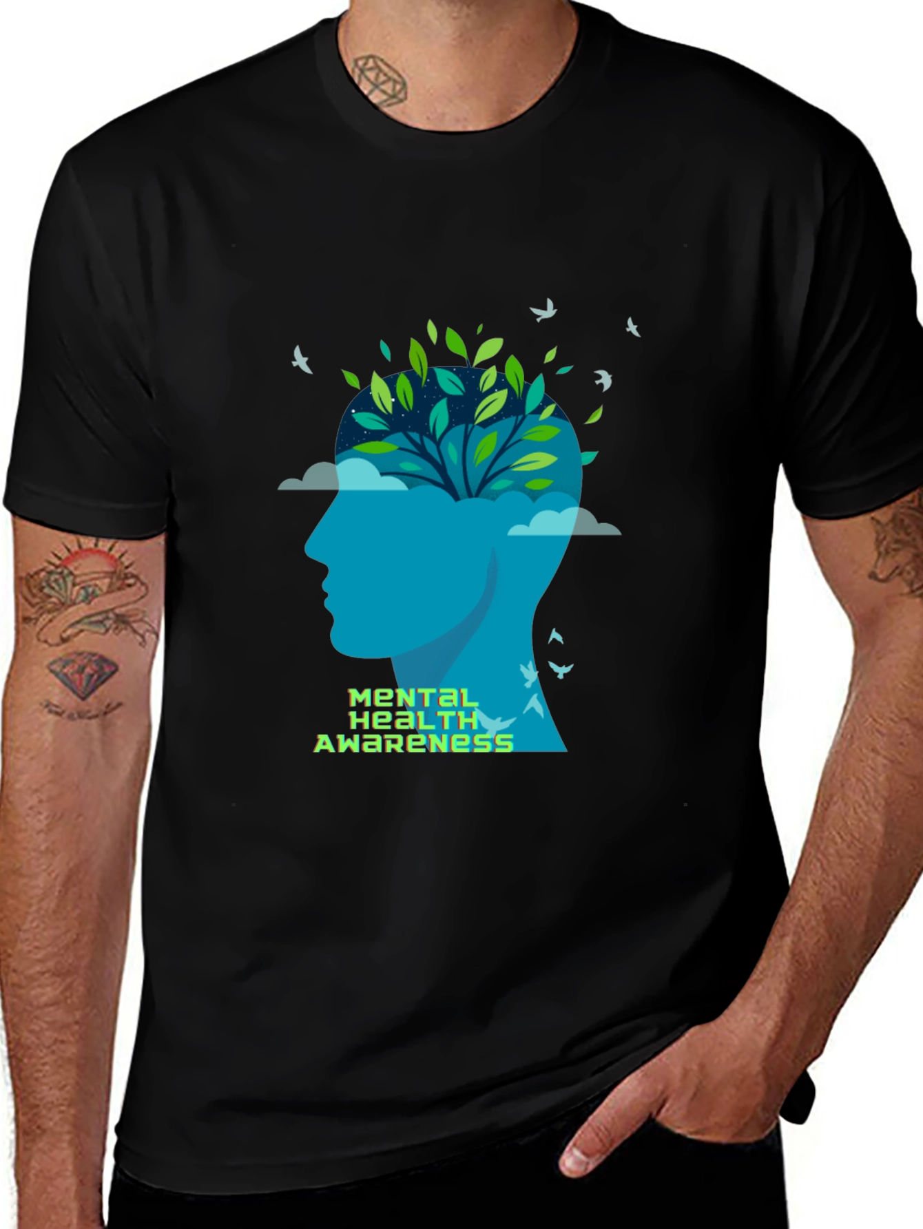 Mental Health Awareness T-Shirt - Tree of Mind