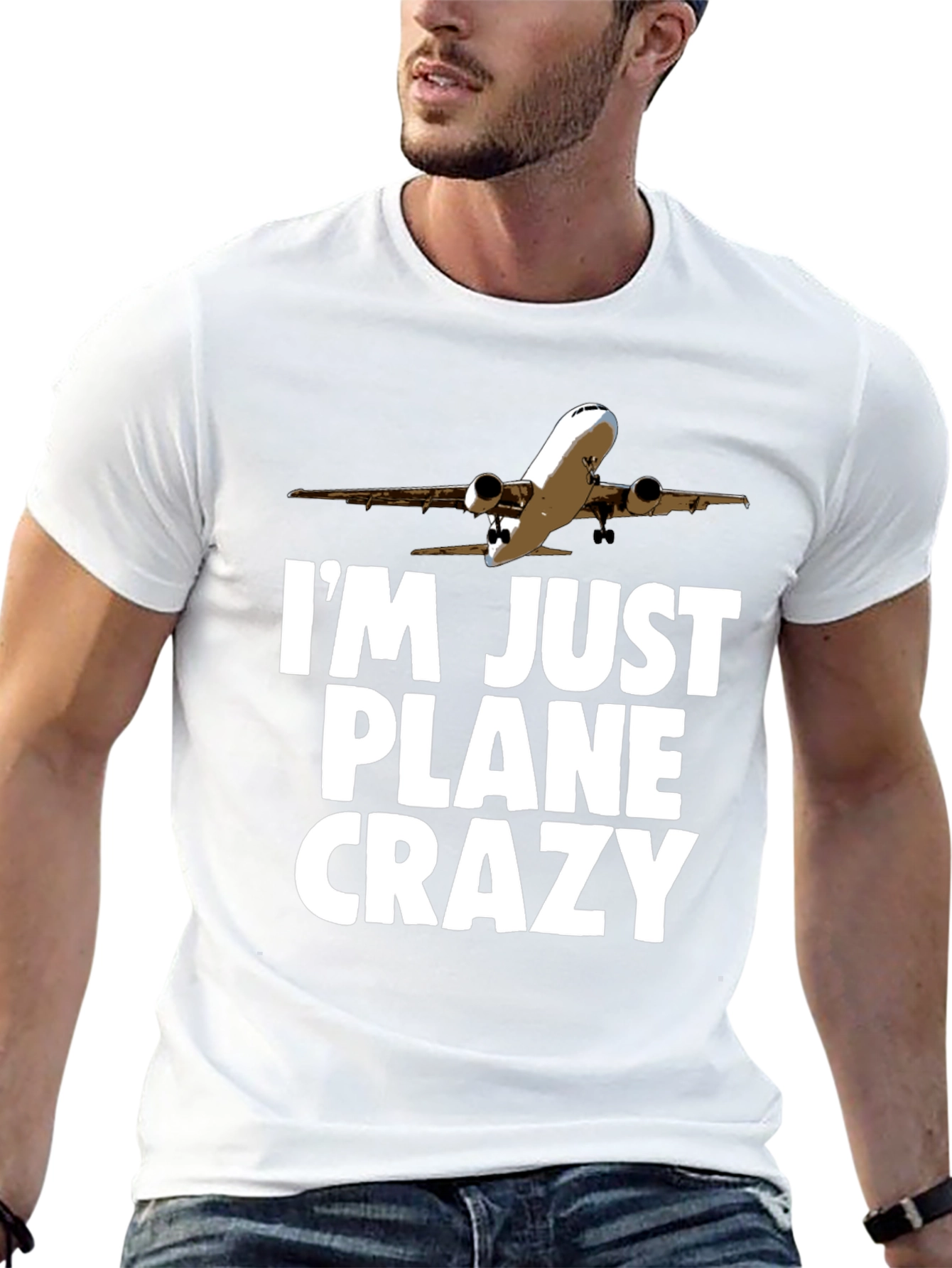 Im Just Plane Crazy T-Shirt - Aviation Humor