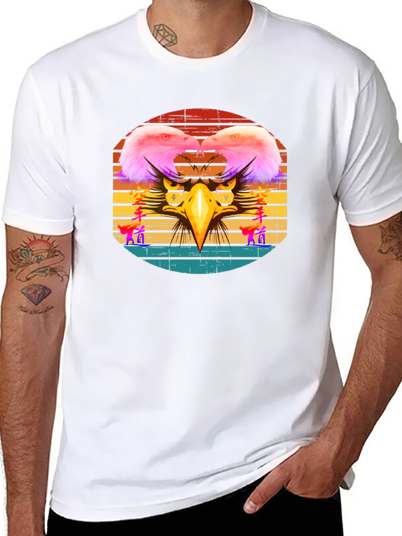 Retro Eagle Graphic Tee - Bold Style