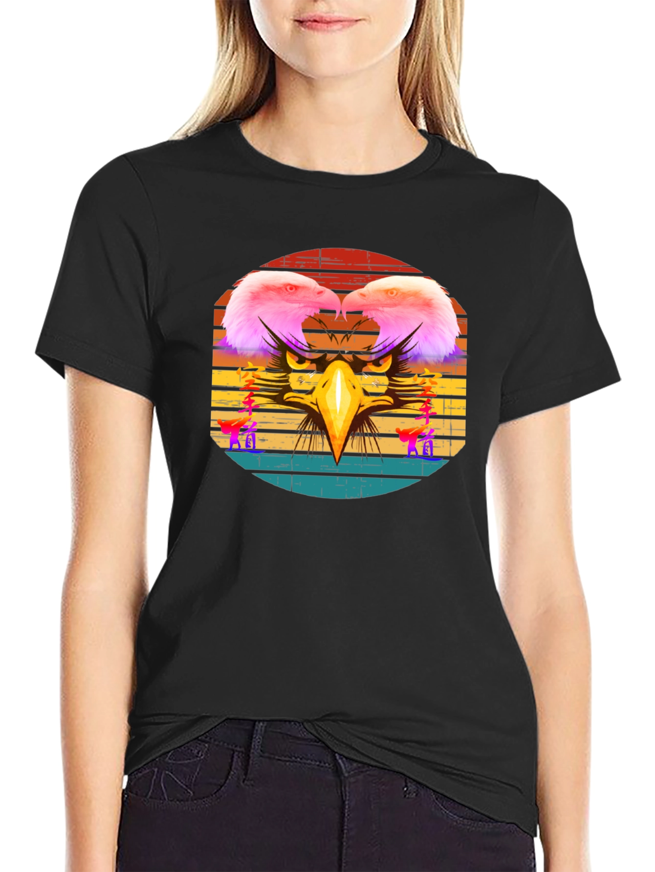 Retro Eagle Graphic Tee - Bold Style
