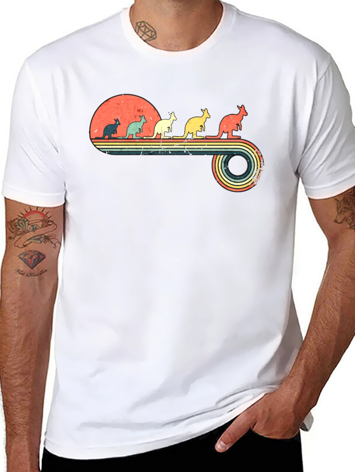 Retro Kangaroo T-Shirt