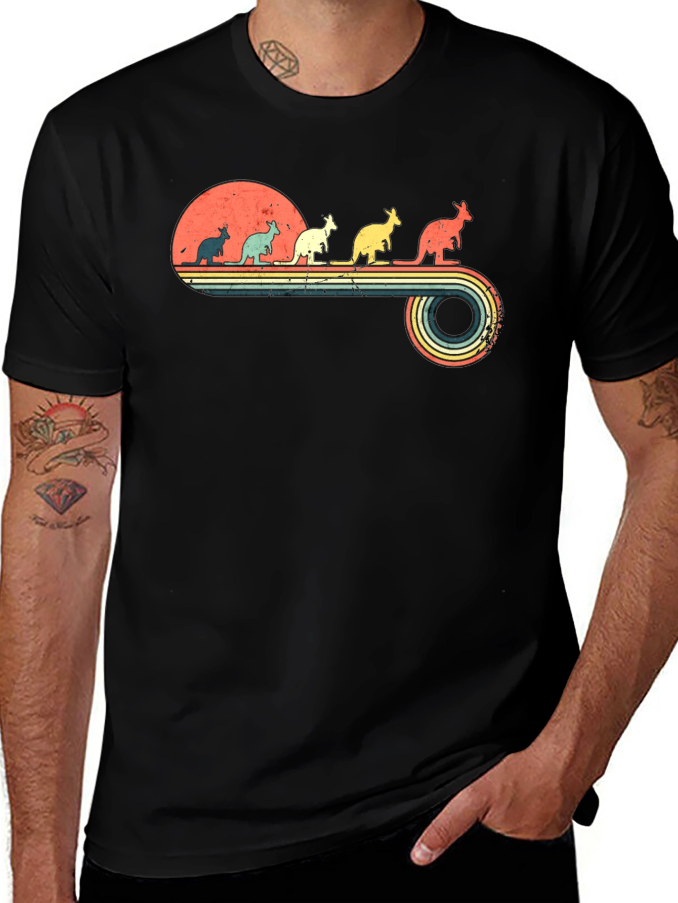 Retro Kangaroo T-Shirt
