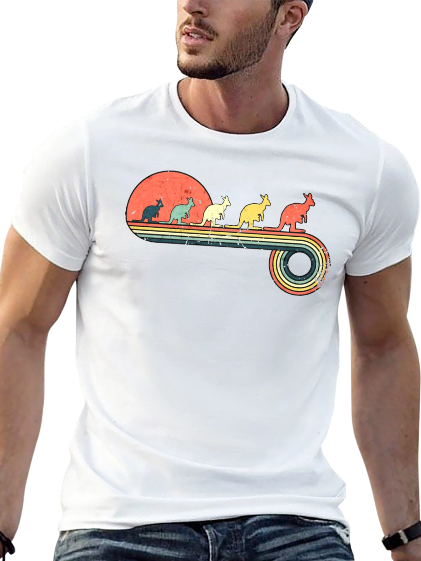 Retro Kangaroo T-Shirt
