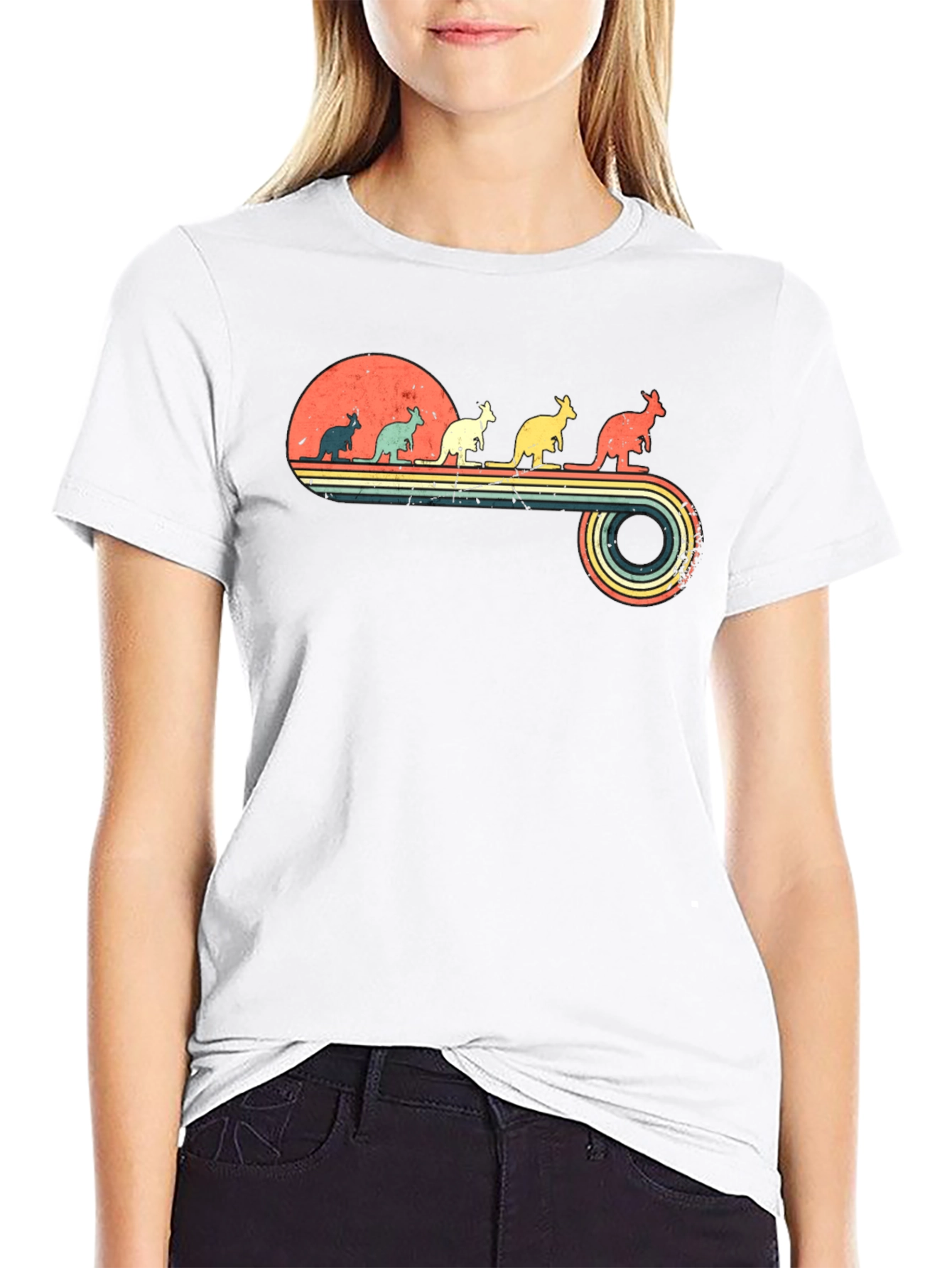 Retro Kangaroo T-Shirt