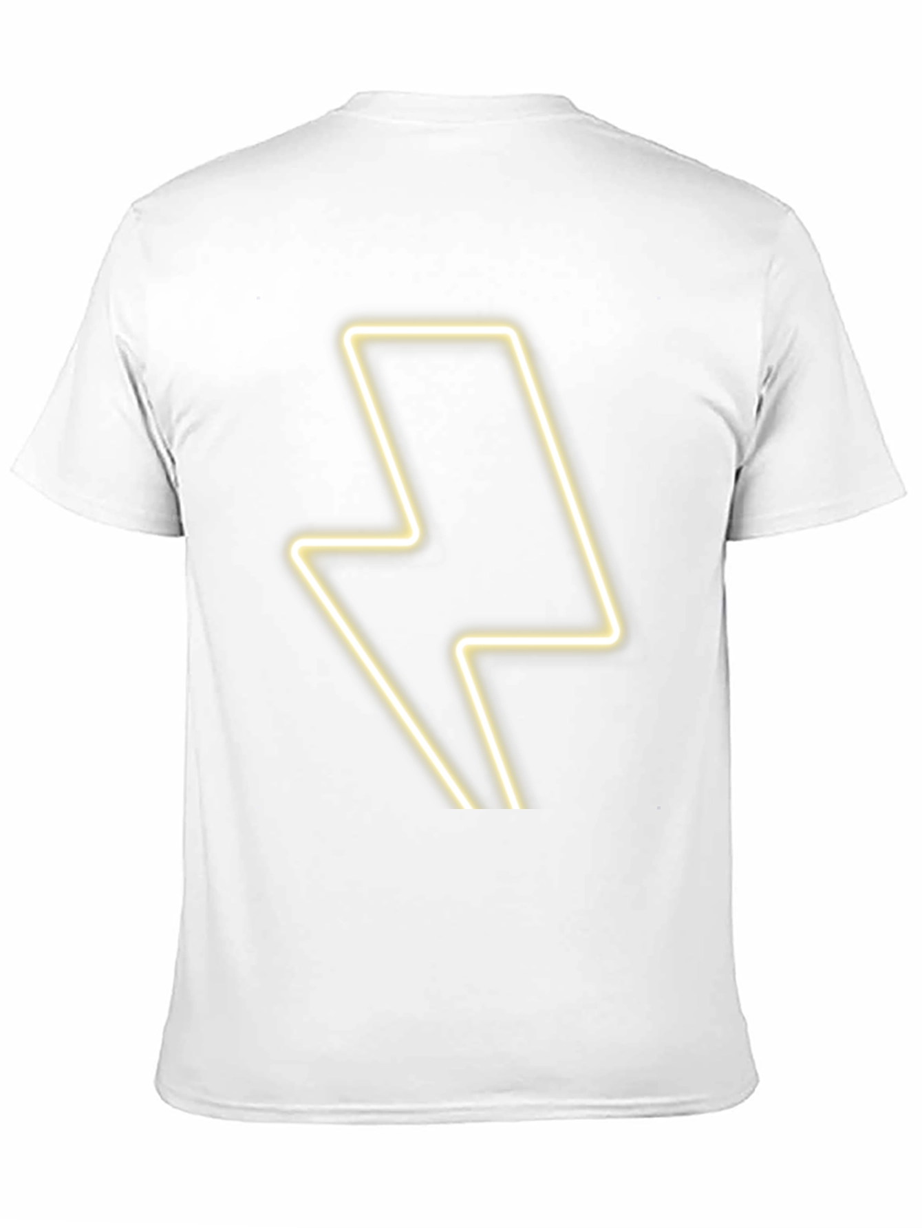 Neon Lightning Bolt Black T-Shirt
